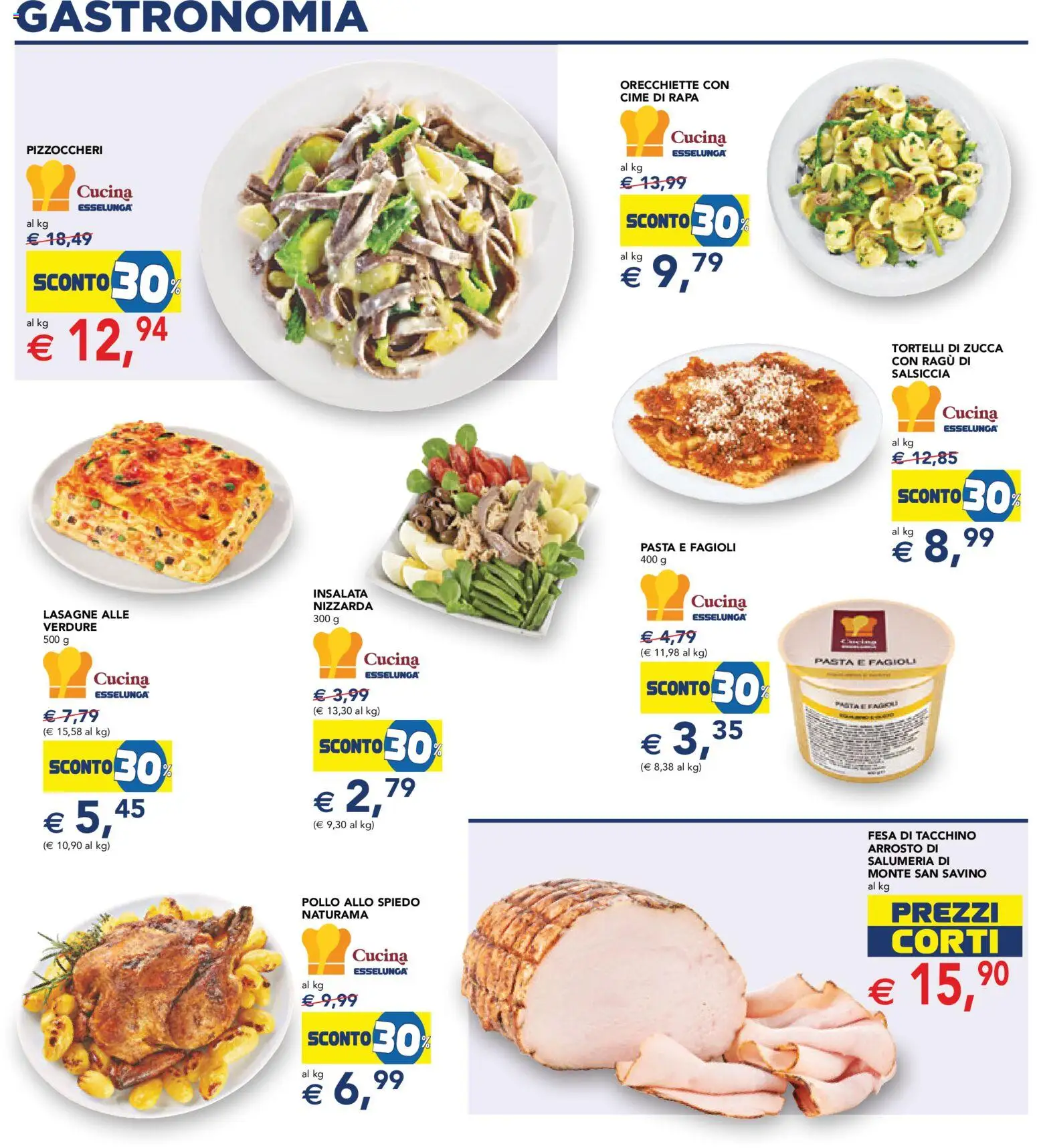Volantino Esselunga S del 15.01.2026 | Pagina: 19 | Prodotti: Arrosto, Pollo, Fagioli, Zucca