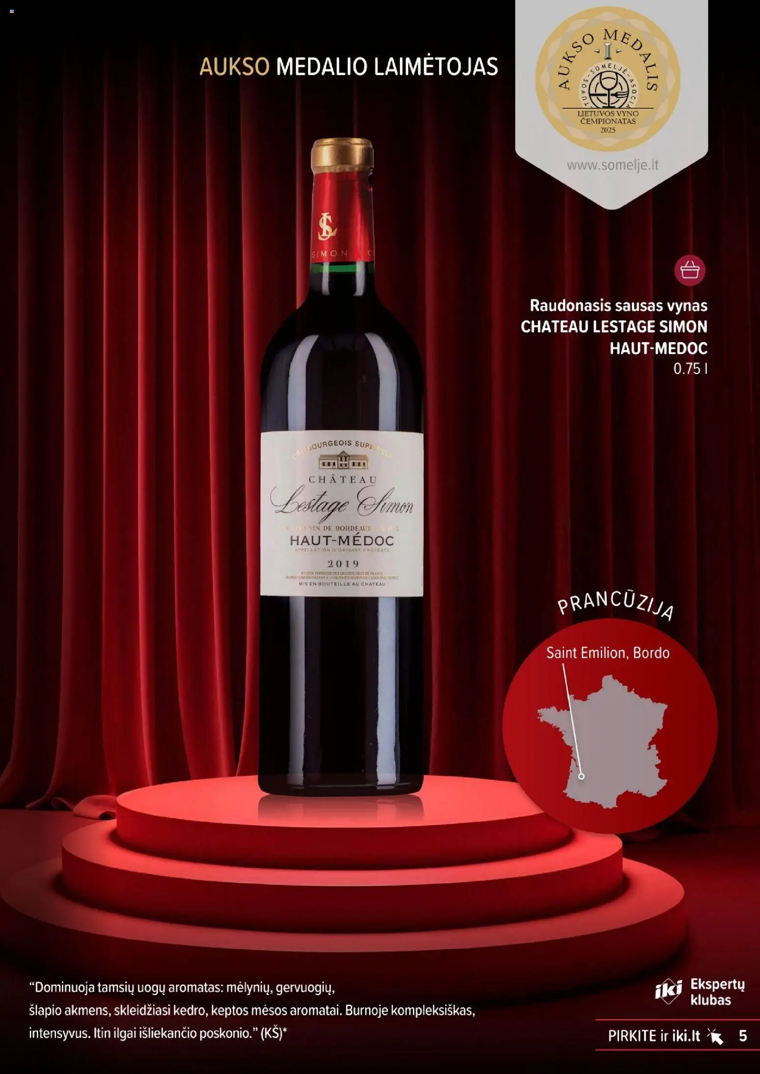 IKI akcijos nuo 12.12.2025 | Puslapis: 5 | Prekių: Vynas