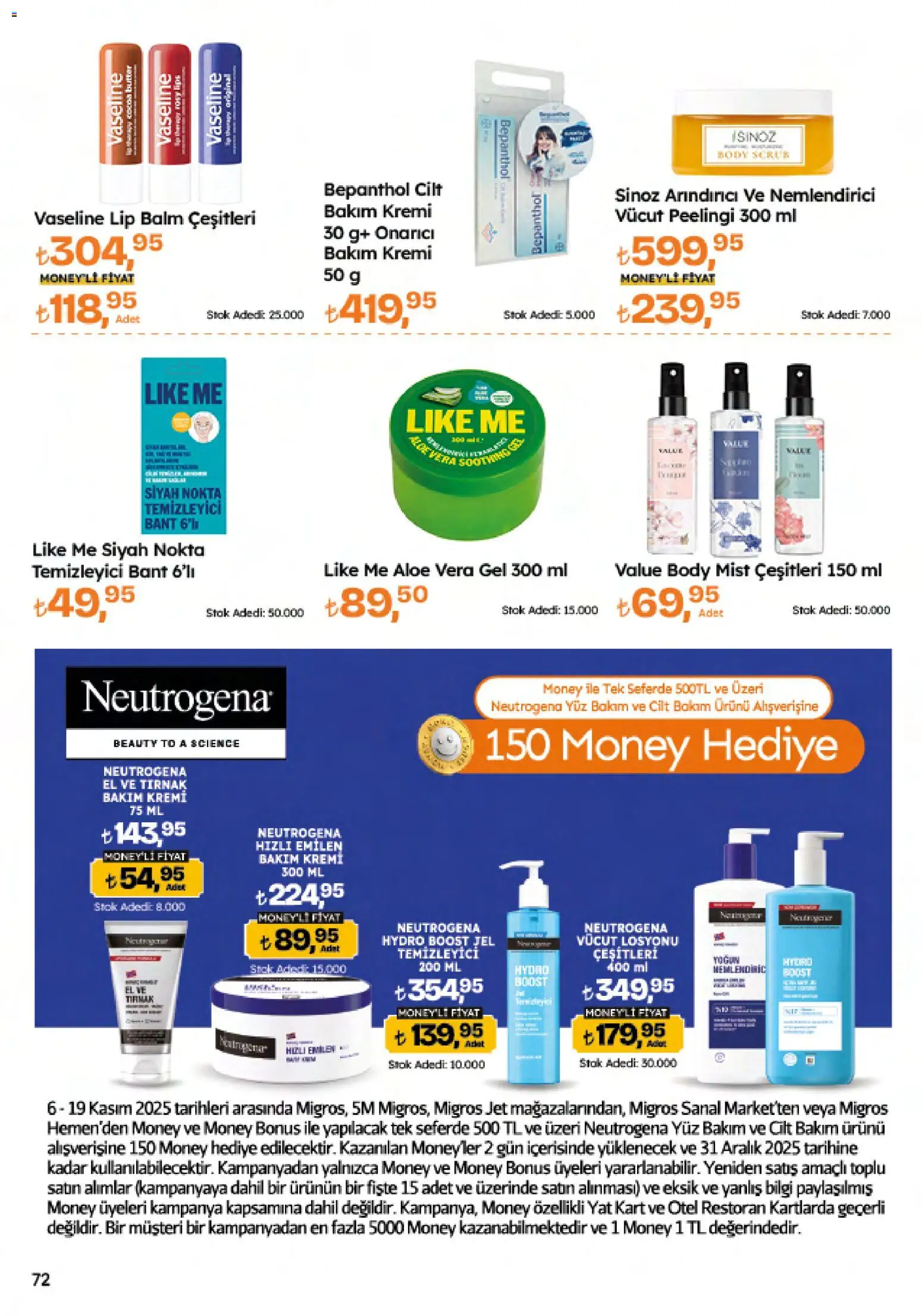 Migros Katalog - 5M Migroskop Dijital - 06.11.2025 tarihinden itibaren geçerlidir | Sayfa: 72 | Ürünler: Bant