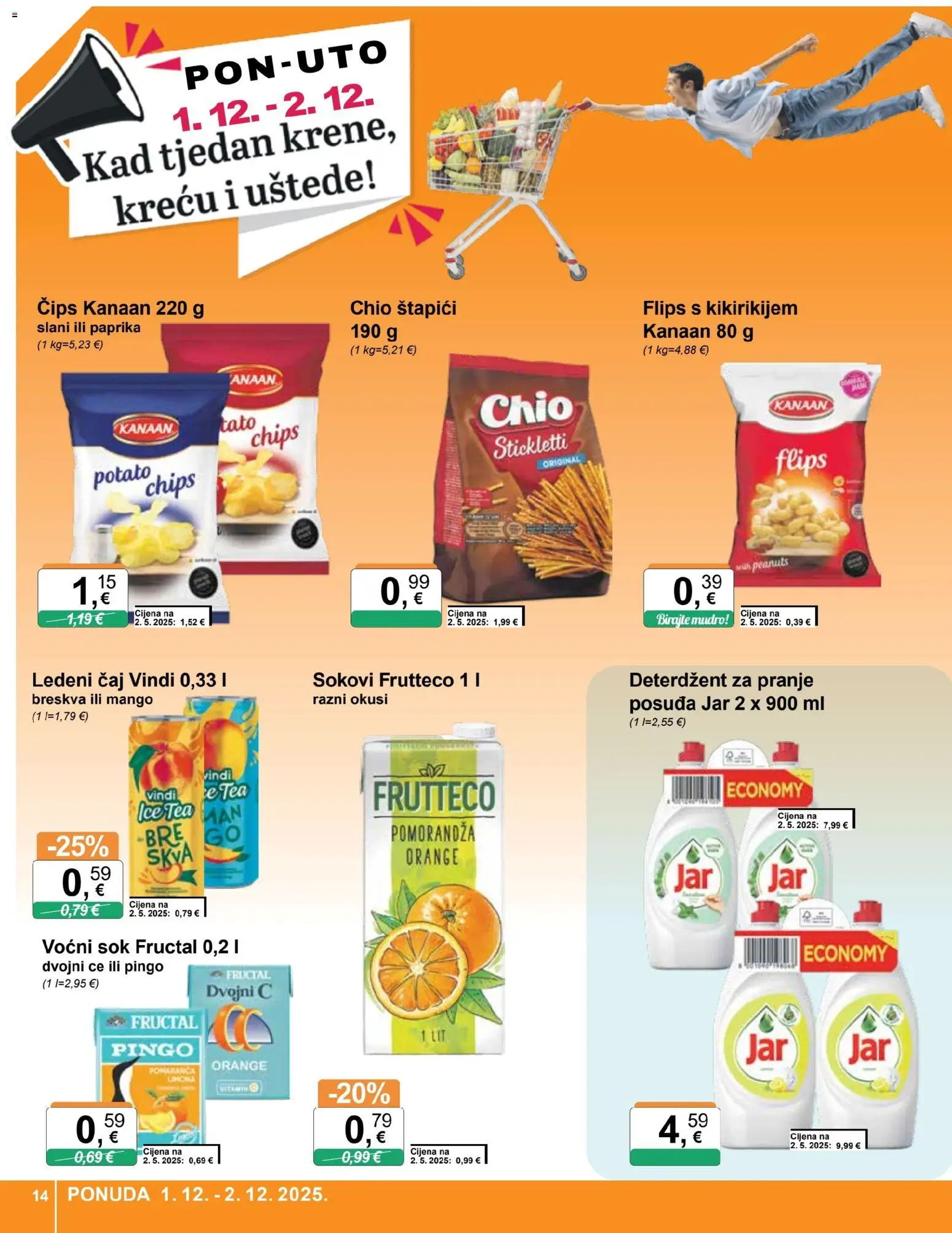 KTC katalog | vrijedi od 26.11.2025 | Stranica: 14 | Proizvodi: Flips, Paprika, Breskva, Štapići
