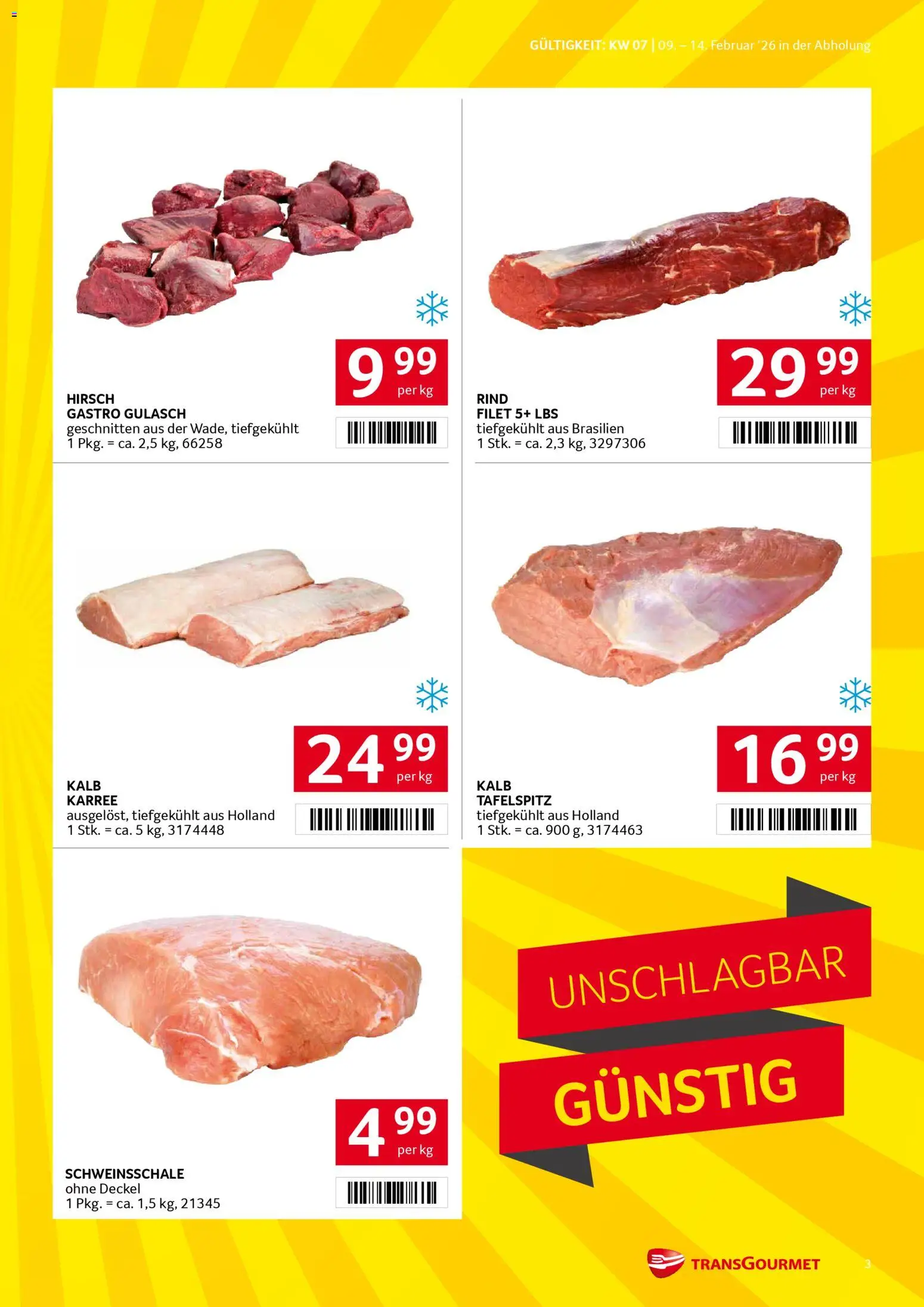 Transgourmet Flugblatt gültig ab 09.02.2026 | Seite: 3