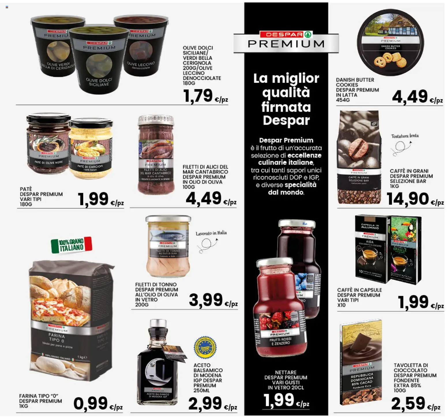 Volantino Interspar del 25.03.2026 | Pagina: 17 | Prodotti: Cioccolato, Carciofi, Aceto, Cacao