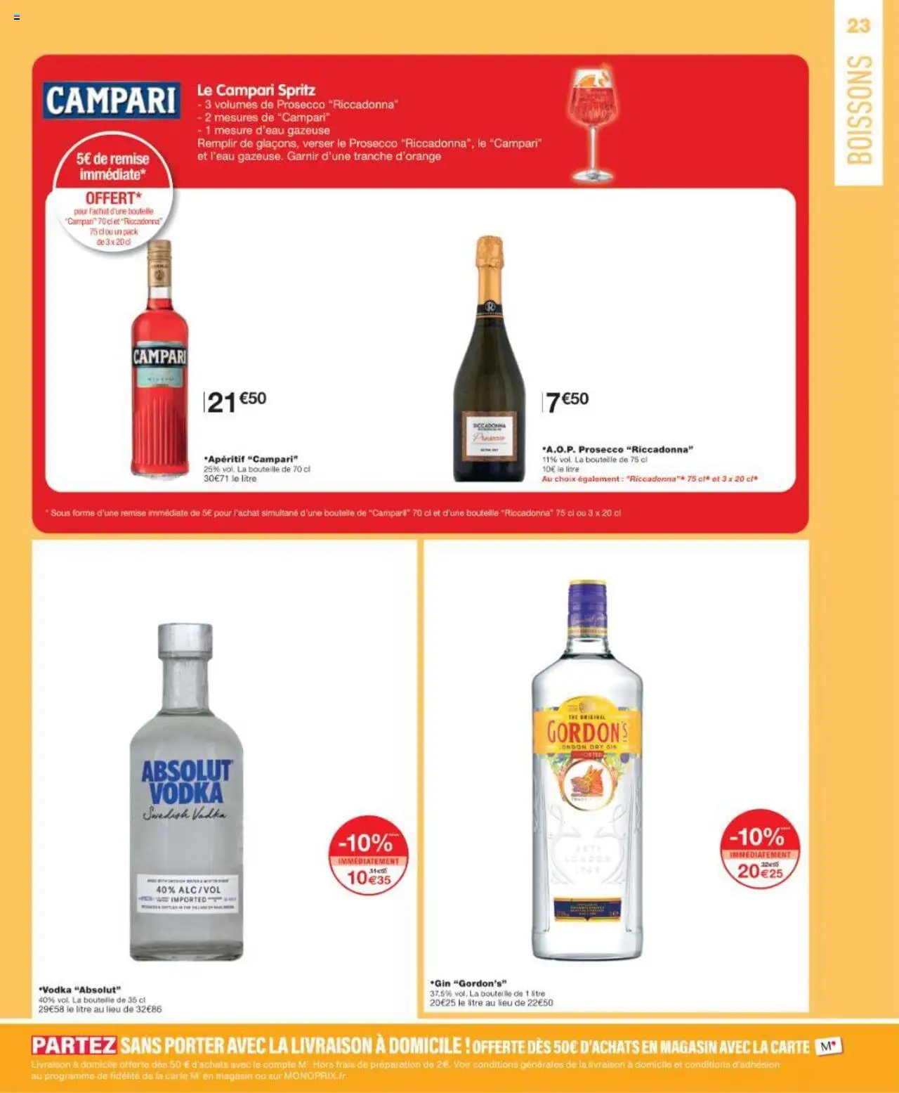  | Page: 23 | Produits: Vodka, Prosecco, Gin