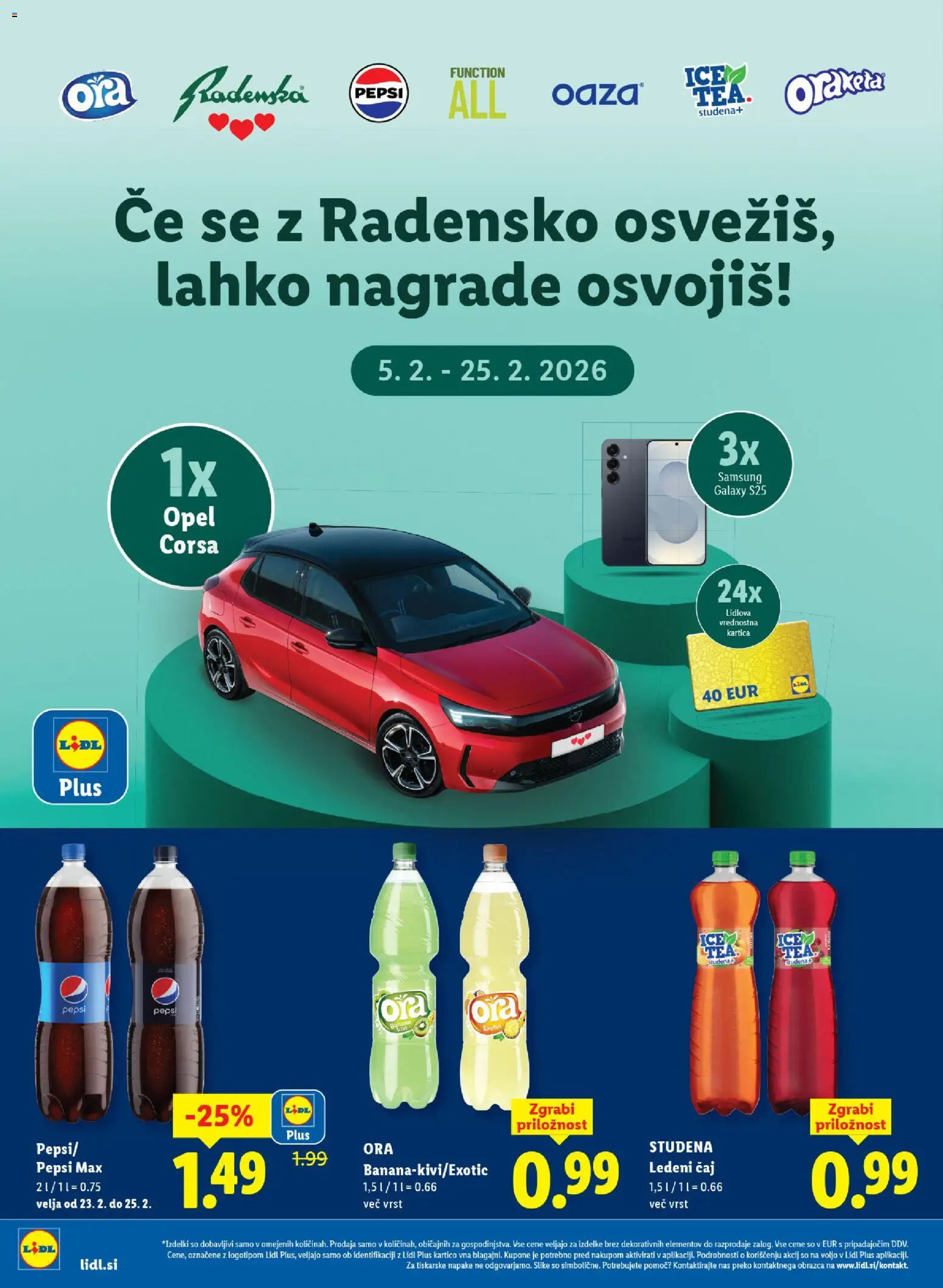 Novi Lidl katalog ponudbe – veljaven od 19.02.2026 | Stran: 20 | Izdelki: Ledeni čaj, Caj