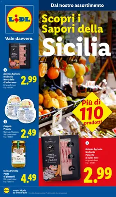 Anteprima del volantino Lidl volantino Sicilia valido a partire dal 09.03.2026