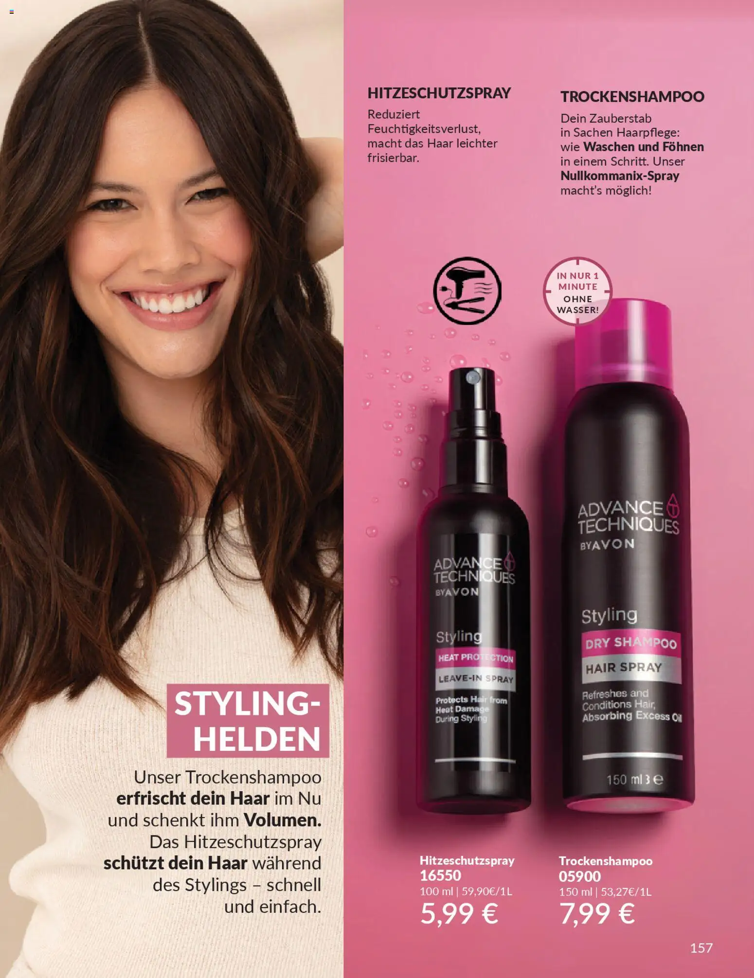 AVON Katalog Januar 2026 – gültig ab 01.01.2026 | Seite: 159 | Produkte: Shampoo, Wasser