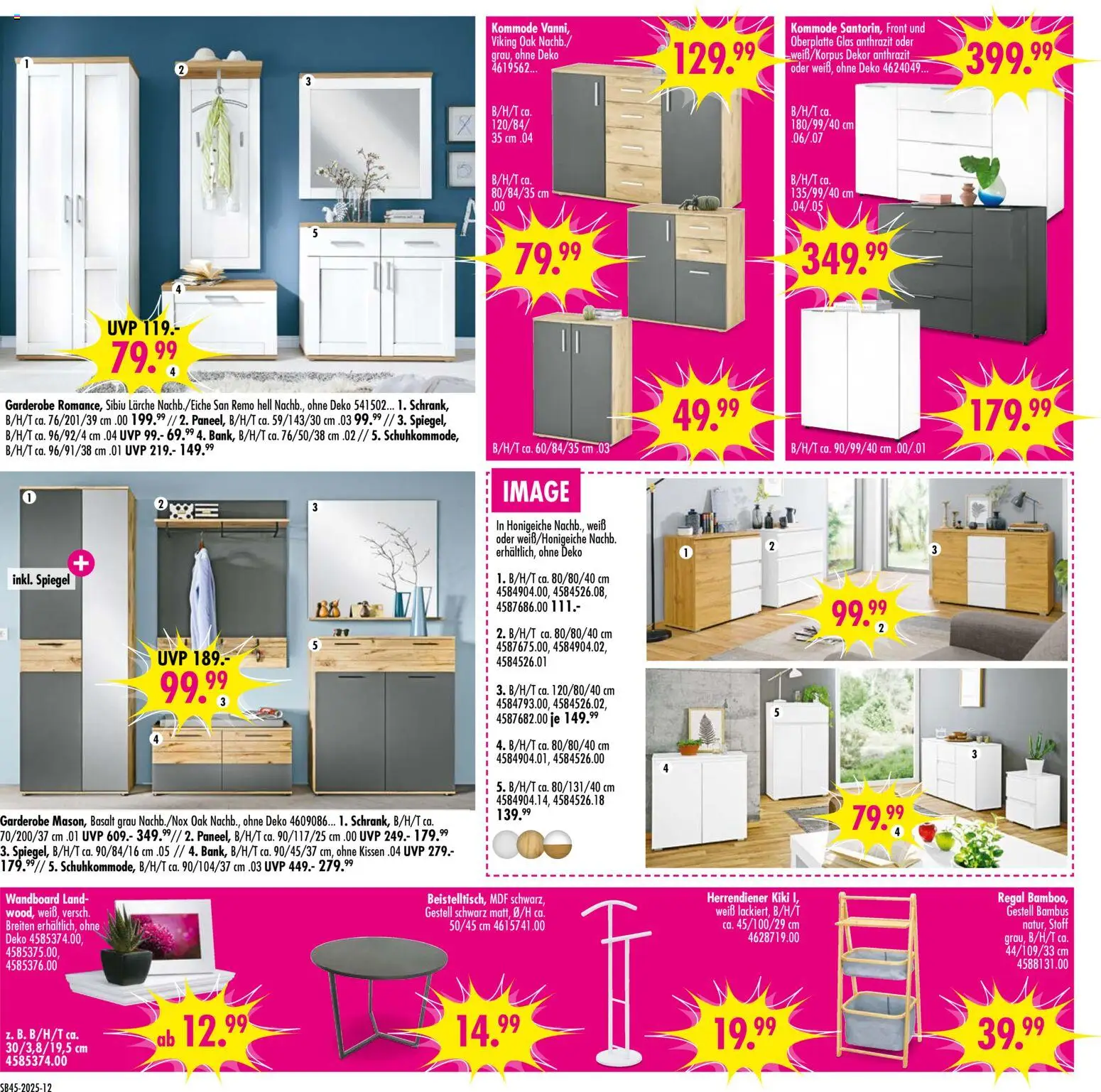 SB Möbel Boss Prospekt Gütersloh – gültig ab 01.11.2025 | Seite: 12 | Produkte: Kissen, Kommode, Regal, Herrendiener