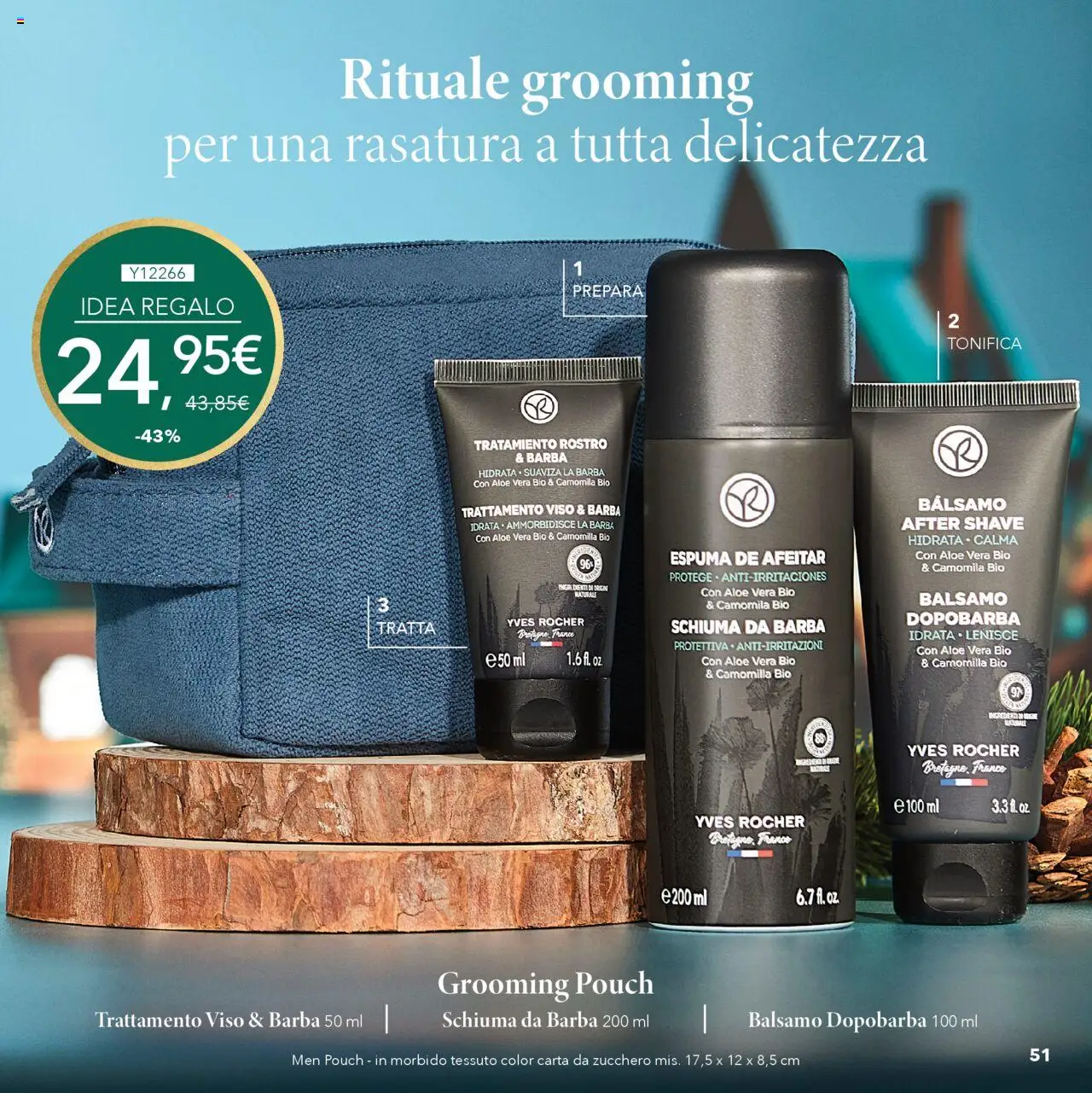 Volantino Yves Rocher del 17.10.2025 | Pagina: 51 | Prodotti: Balsamo, Dopobarba, Zucchero, Aloe vera