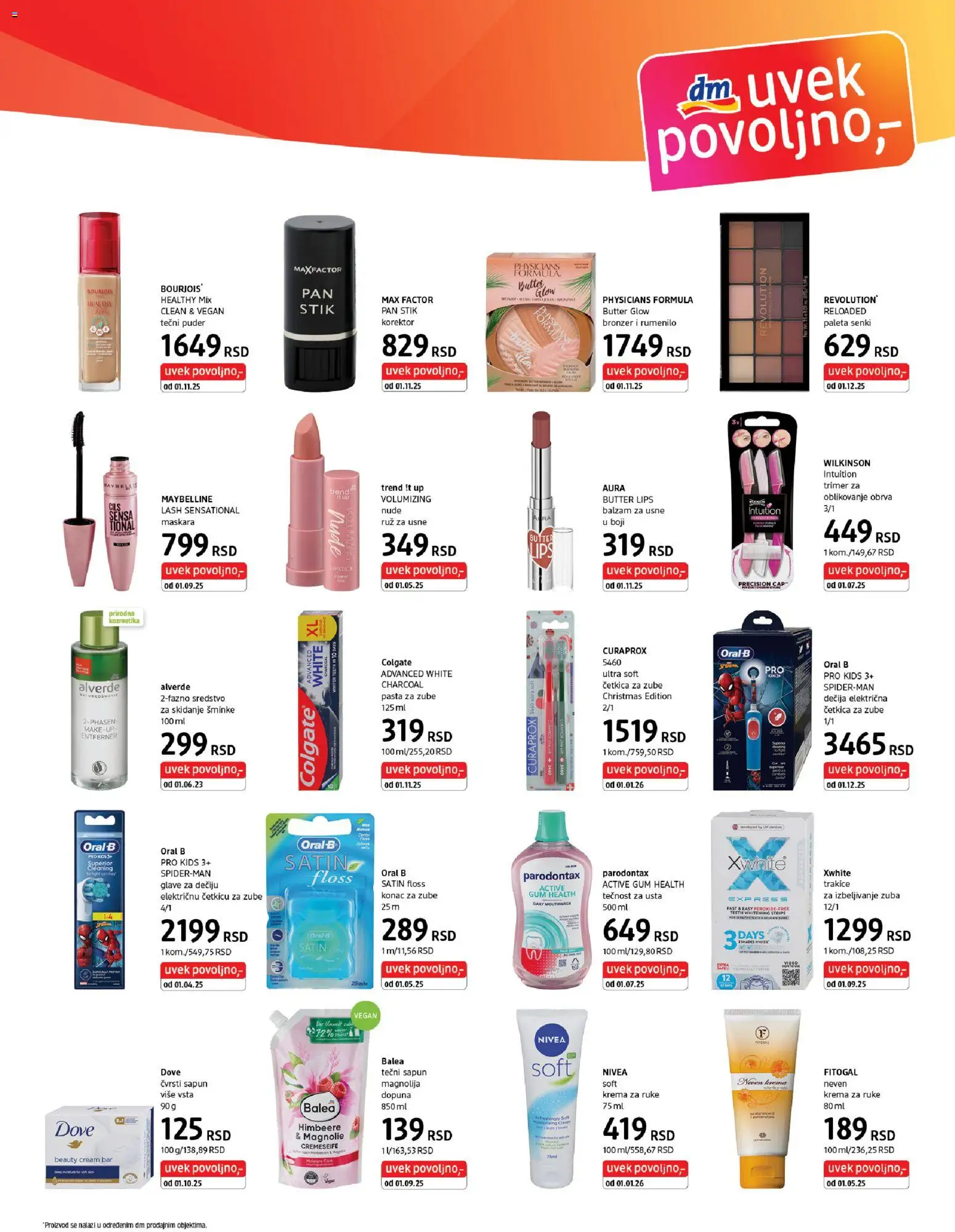 DM Drogerie katalog - važi od 16.01.2026 | Strana: 3 | Proizvode: Električna četkica za zube, Rumenilo, Maskara, Parodontax