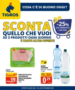 Anteprima del volantino Volantino Tigros	 valido a partire dal 17.09.2025