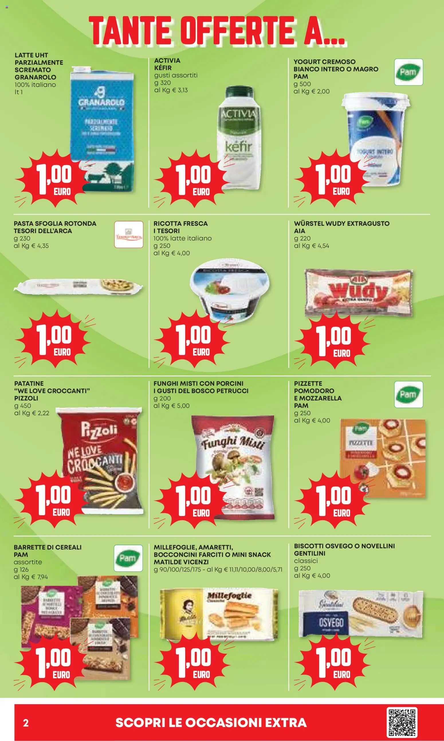 Volantino Panorama del 06.11.2025 | Pagina: 2 | Prodotti: Yogurt, Patatine, Biscotti, Pomodoro