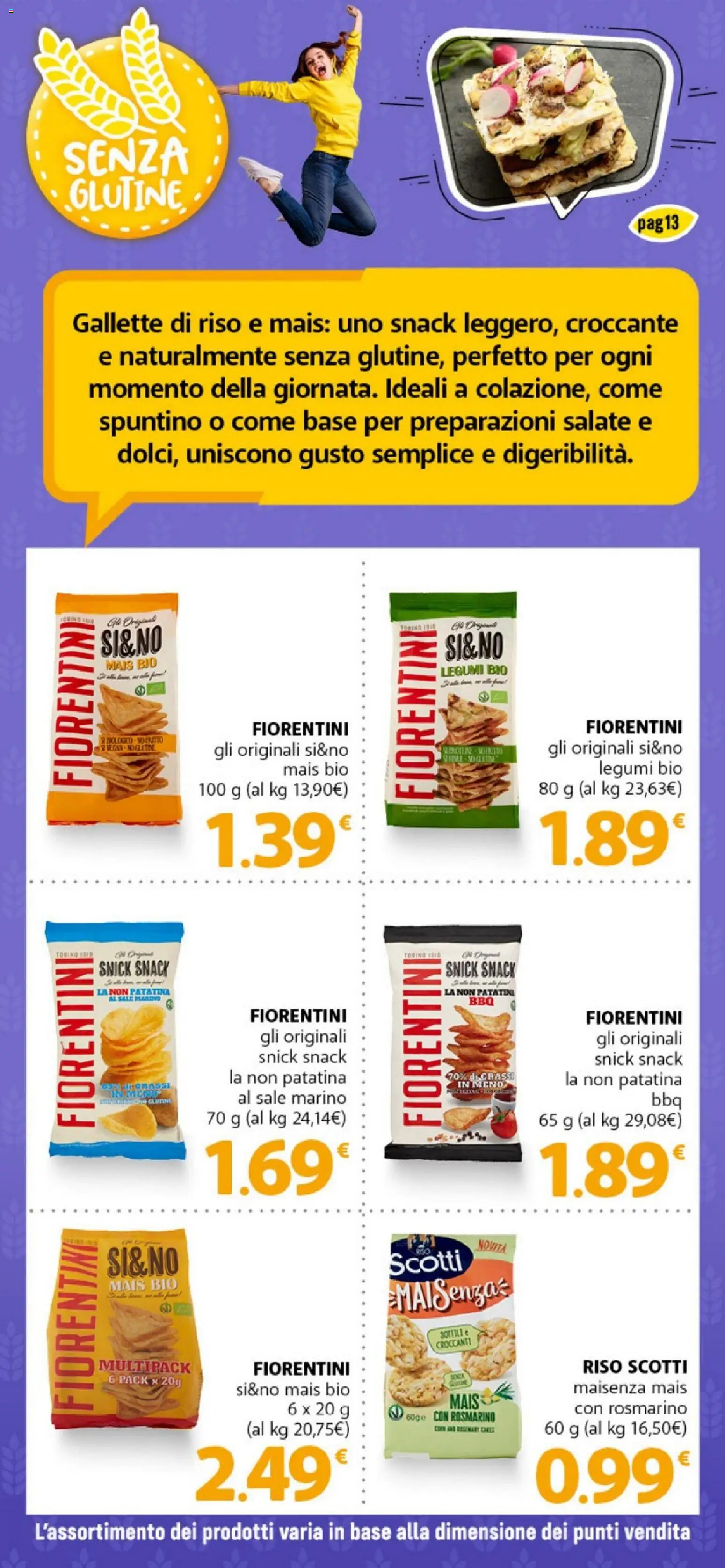 Volantino DOK del 10.03.2026 | Pagina: 13 | Prodotti: Rosmarino, Sale, Gallette, Mais