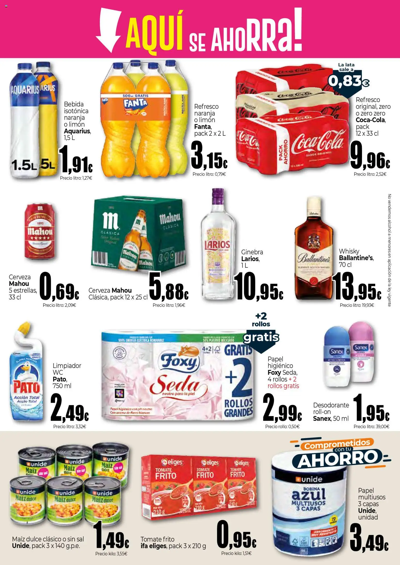 Unide -  Supermercados │ válido desde el 12.02.2026 | Página: 3 | Productos: Desodorante, Ron, Cerveza, Papel higienico