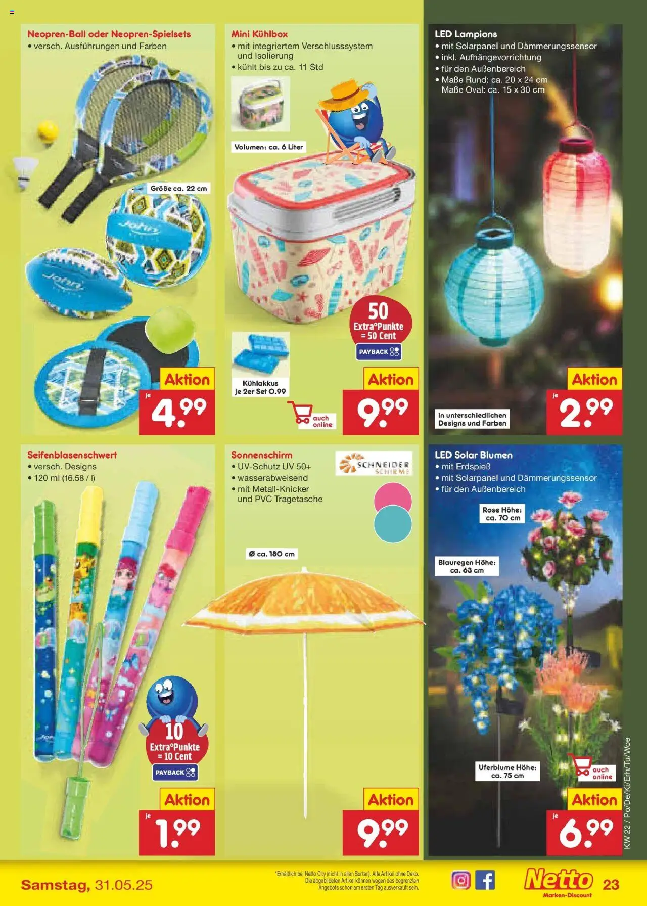 Netto Marken-Discount prospekt Gemmingen	 - gültig ab dem 26.05.2025 | Seite: 35 | Produkte: Blumen, Sonnenschirm