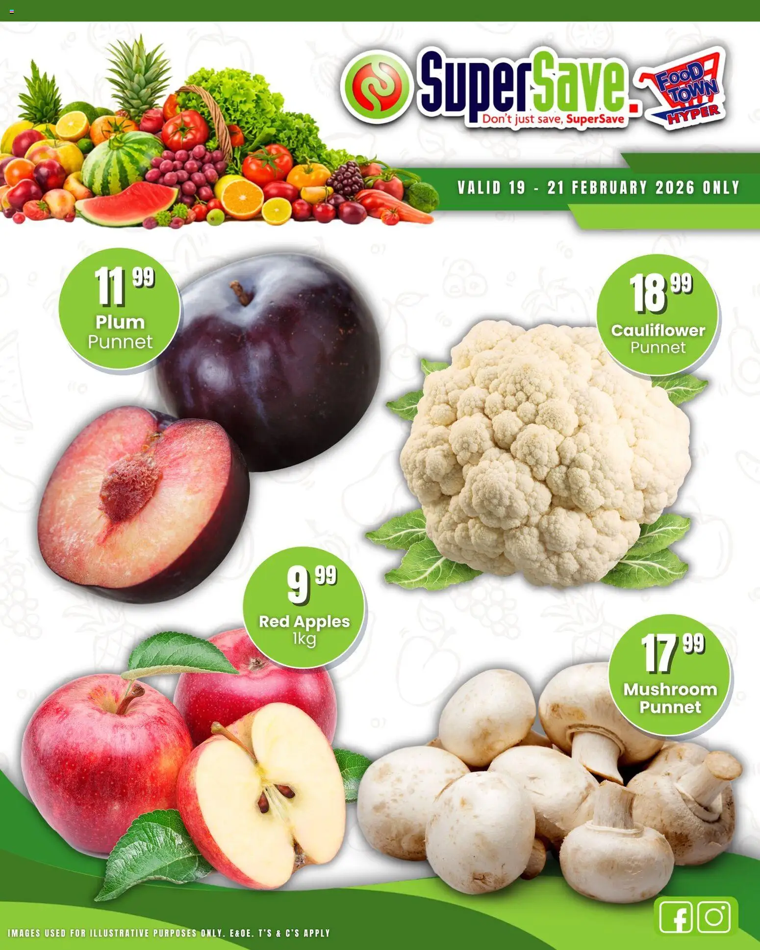 New Super Save catalogue – valid from 19.02.2026 | Page: 6 | Products: Cauliflower, Apples