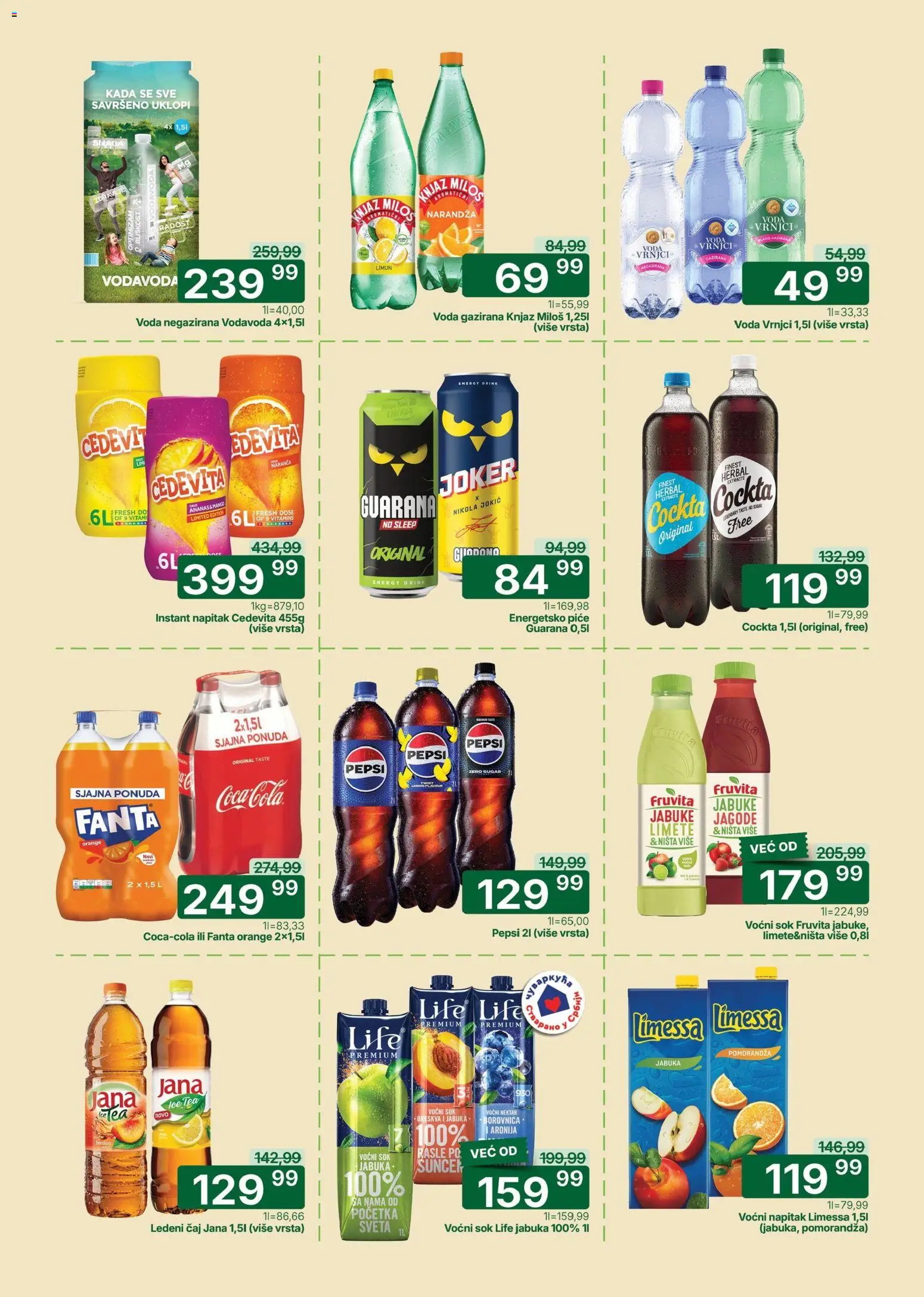 Univerexport katalog - važi od 16.03.2026 | Strana: 22 | Proizvode: Mango, Pomorandza, Jabuke, Pepsi
