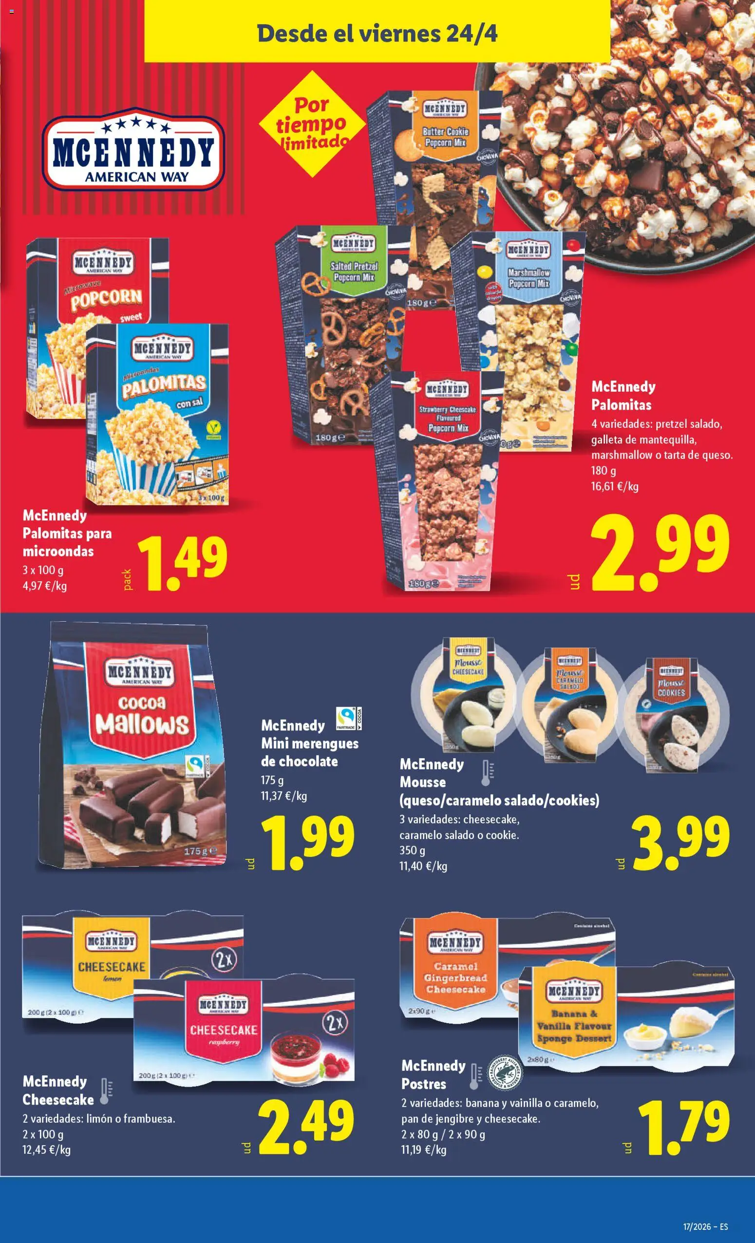 Lidl folleto │ válido desde el 20.04.2026 | Página: 33 | Productos: Mousse, Pan, Chocolate, Συσκευή ροής