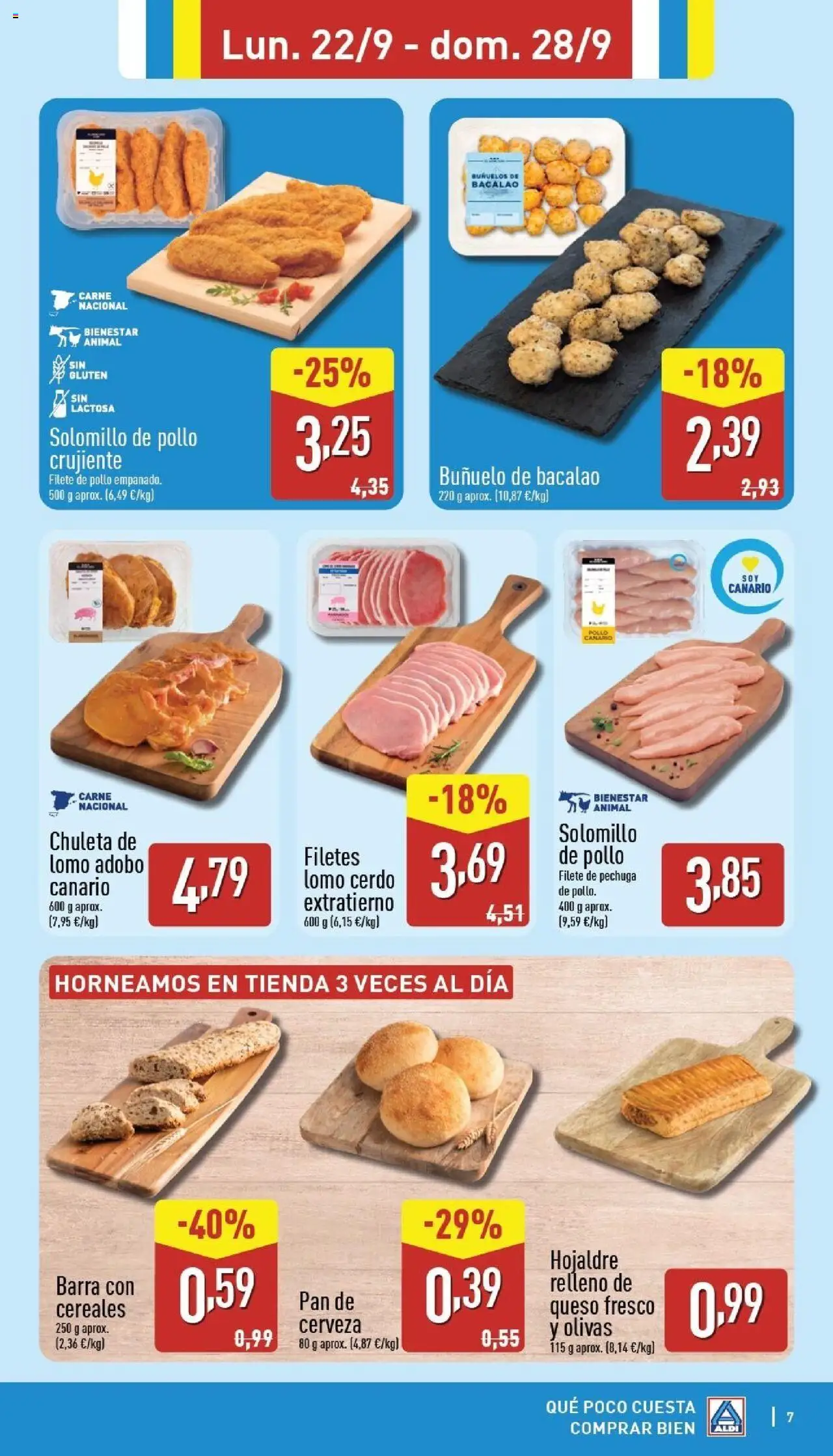 Aldi folleto Canarias │ válido desde el 22.09.2025 | Página: 7