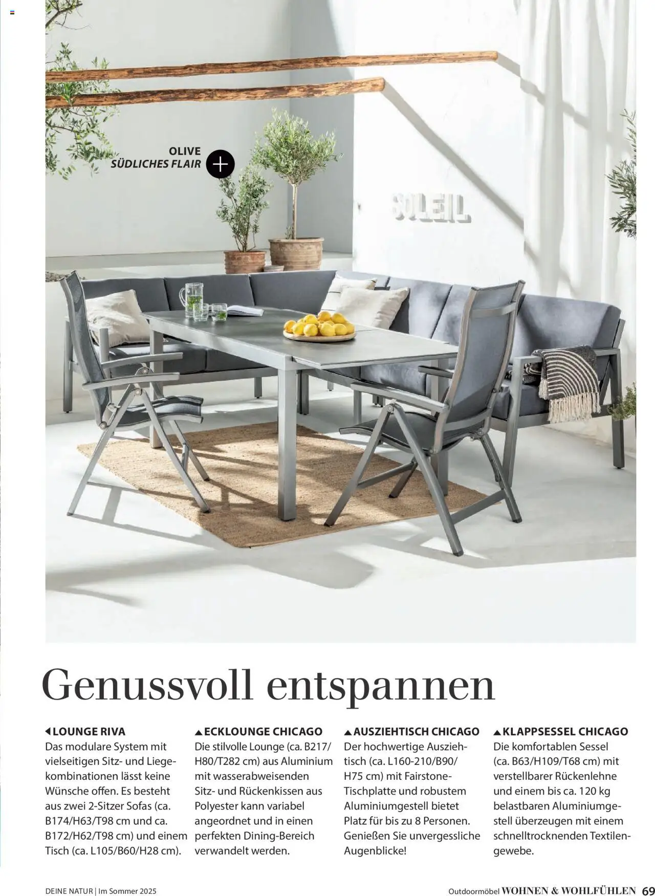 Dehner Prospekt - Deine Natur – gültig ab 23.04.2025 | Seite: 69 | Produkte: Sessel, Tisch, Liege