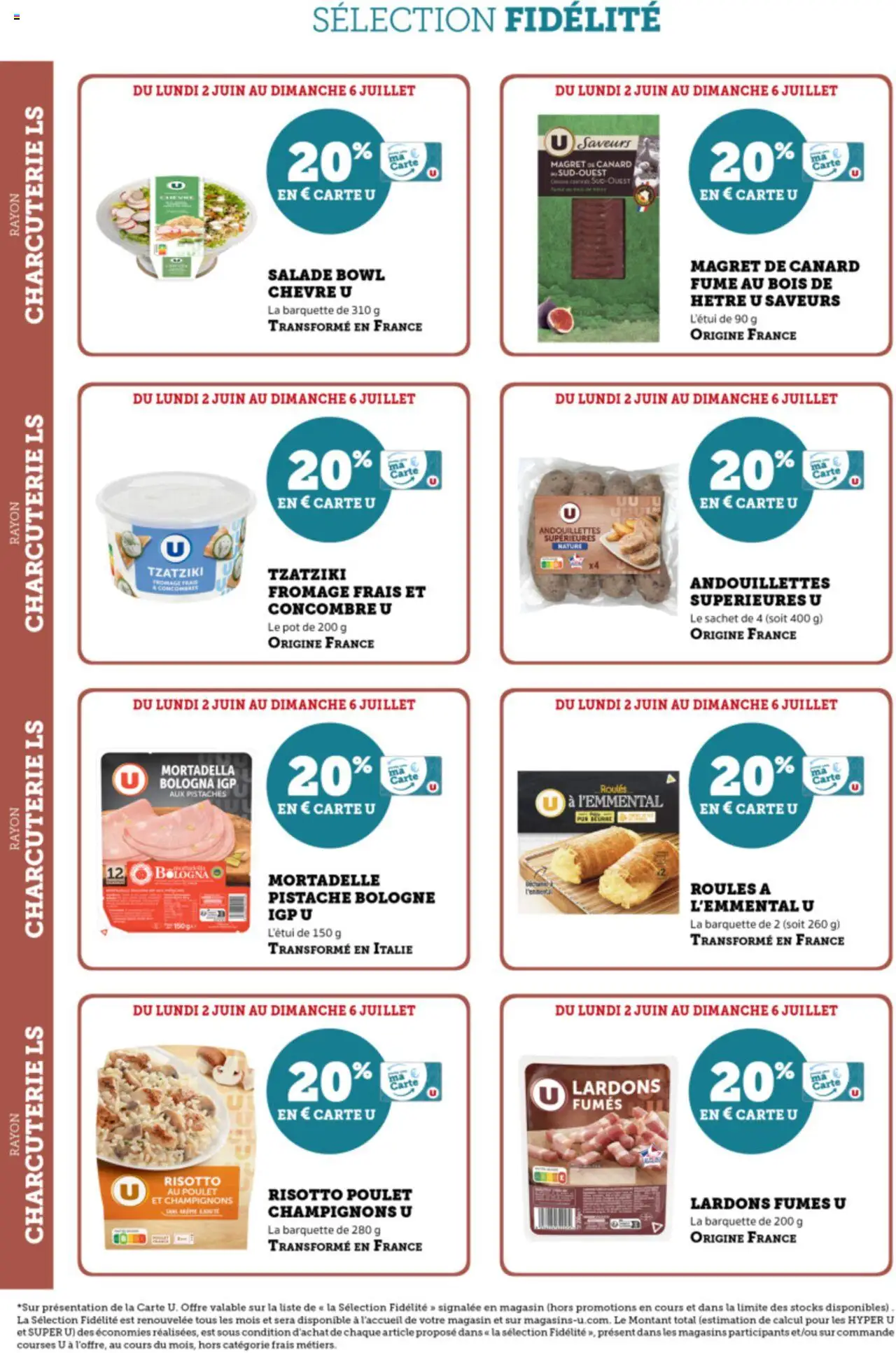  | Page: 2 | Produits: Salade, Magret de canard, Fromage, Concombres