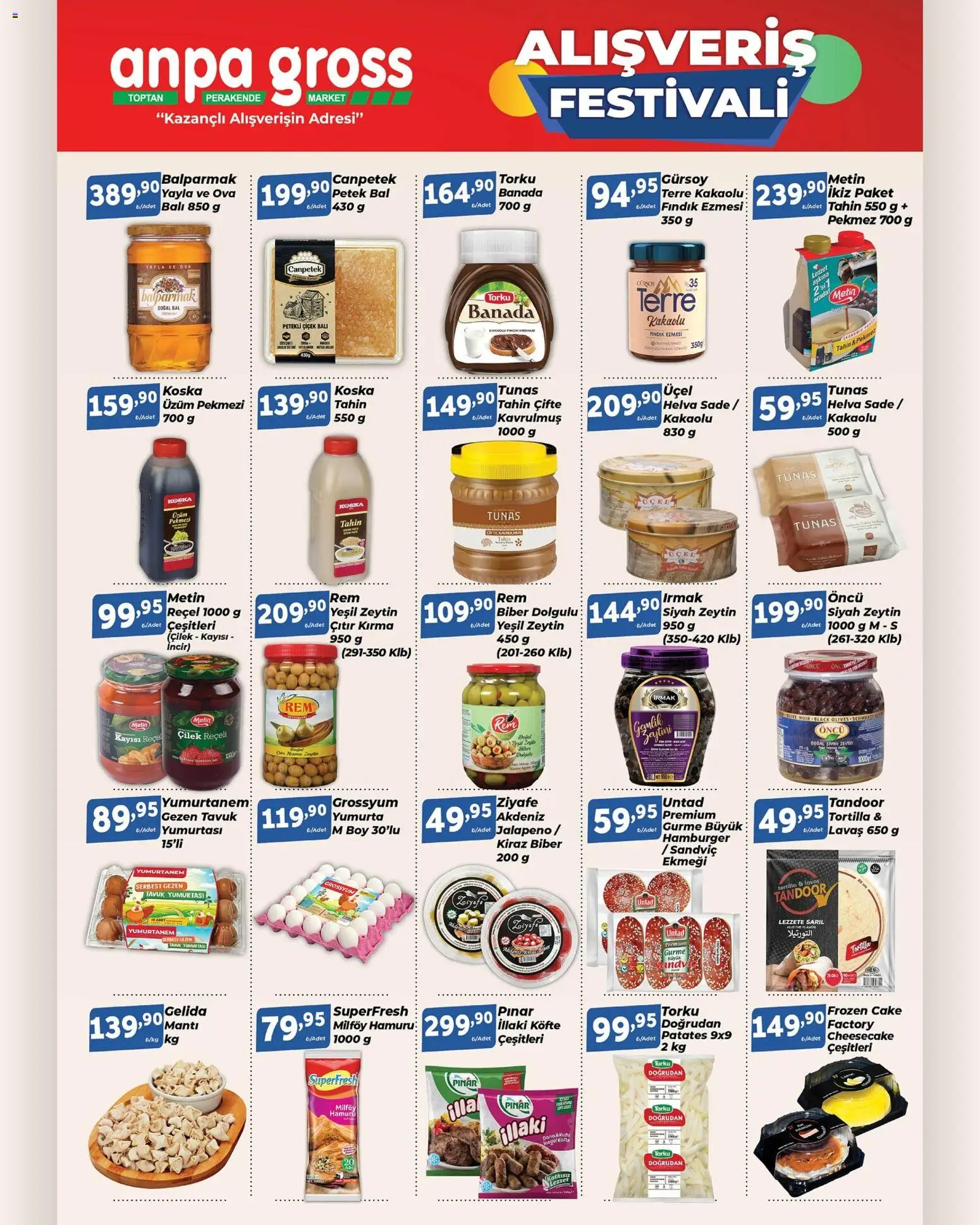 Anpa Gross Katalog - 01.11.2025 tarihinden itibaren geçerlidir | Sayfa: 4 | Ürünler: Çilek, Kayısı, Biber, Zeytin