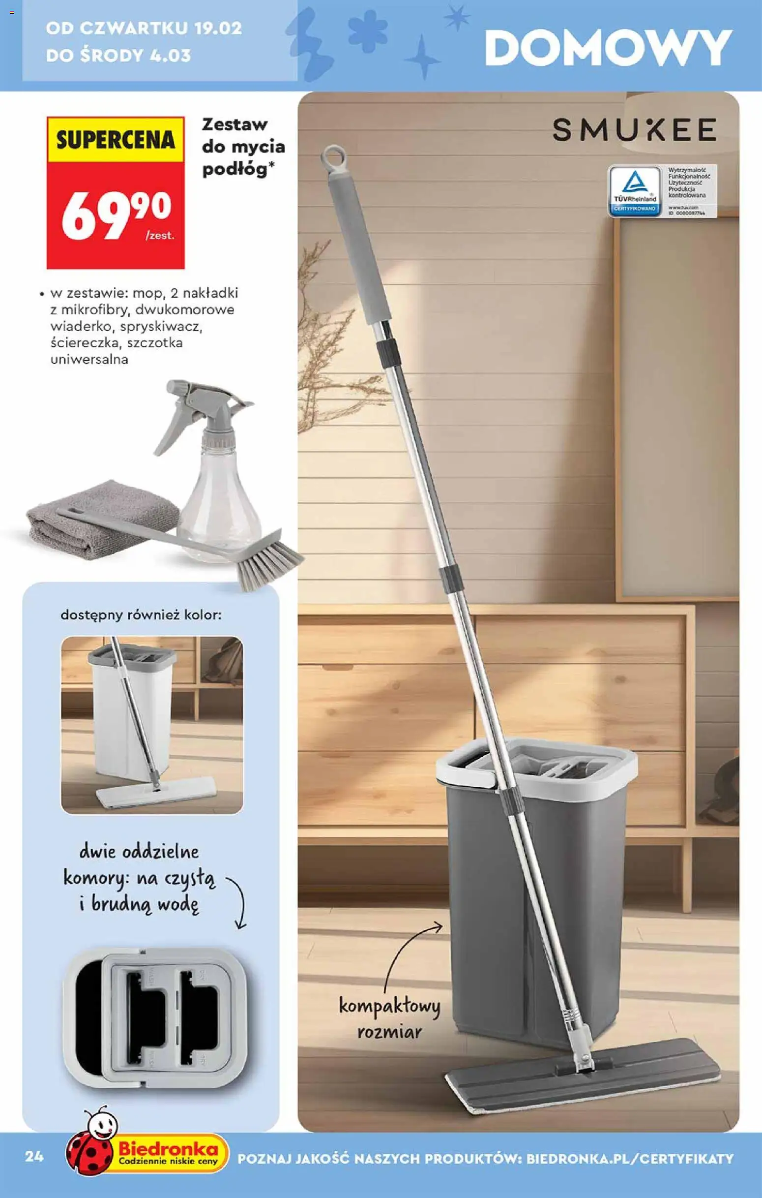 Biedronka gazetka - Hity i inspiracje od 14.02.2026 | Strona: 24 | Produkty: Szczotka
