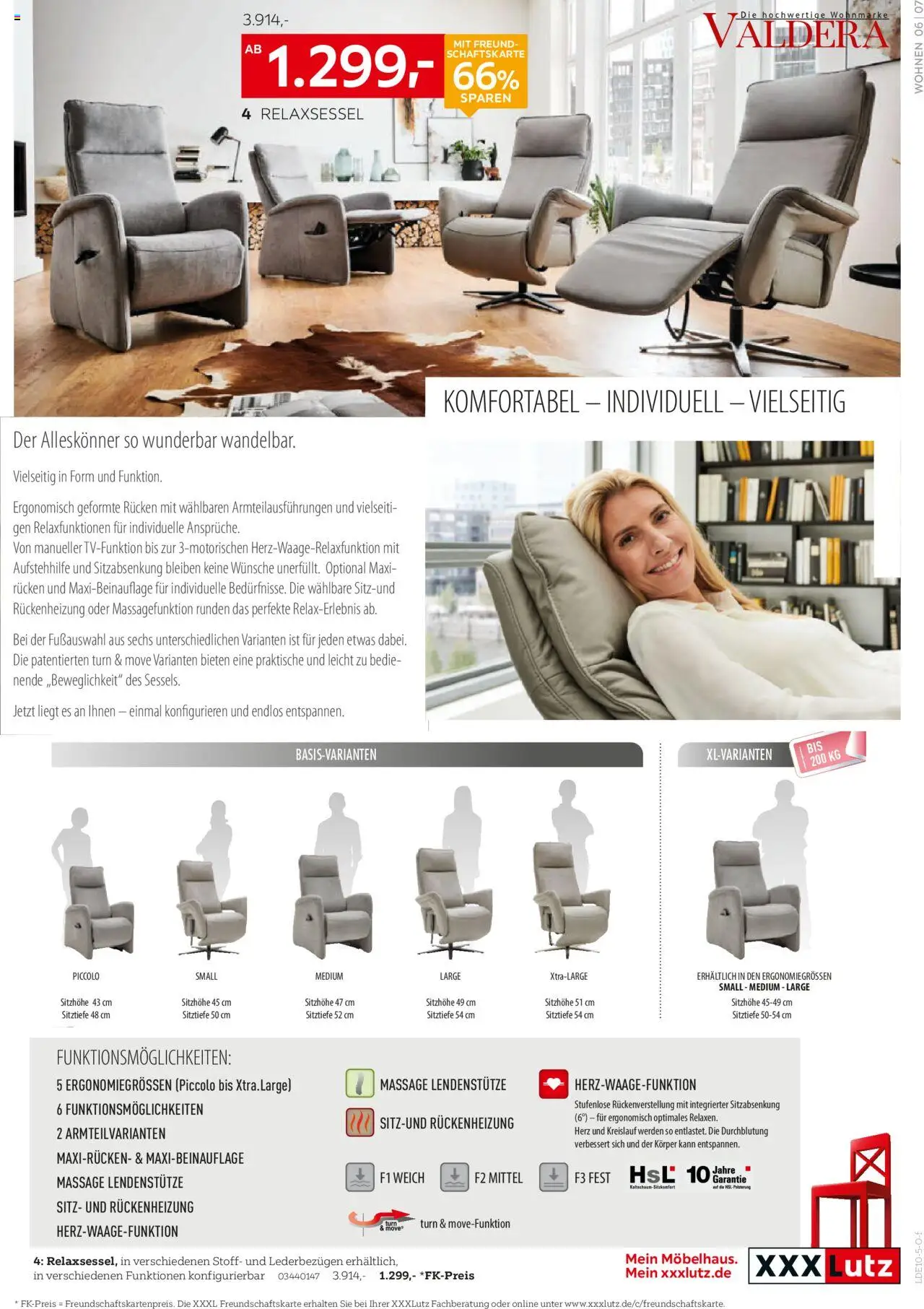 XXXL Lutz Sessel Spezial – gültig ab 29.09.2025 | Seite: 7 | Produkte: Relaxsessel