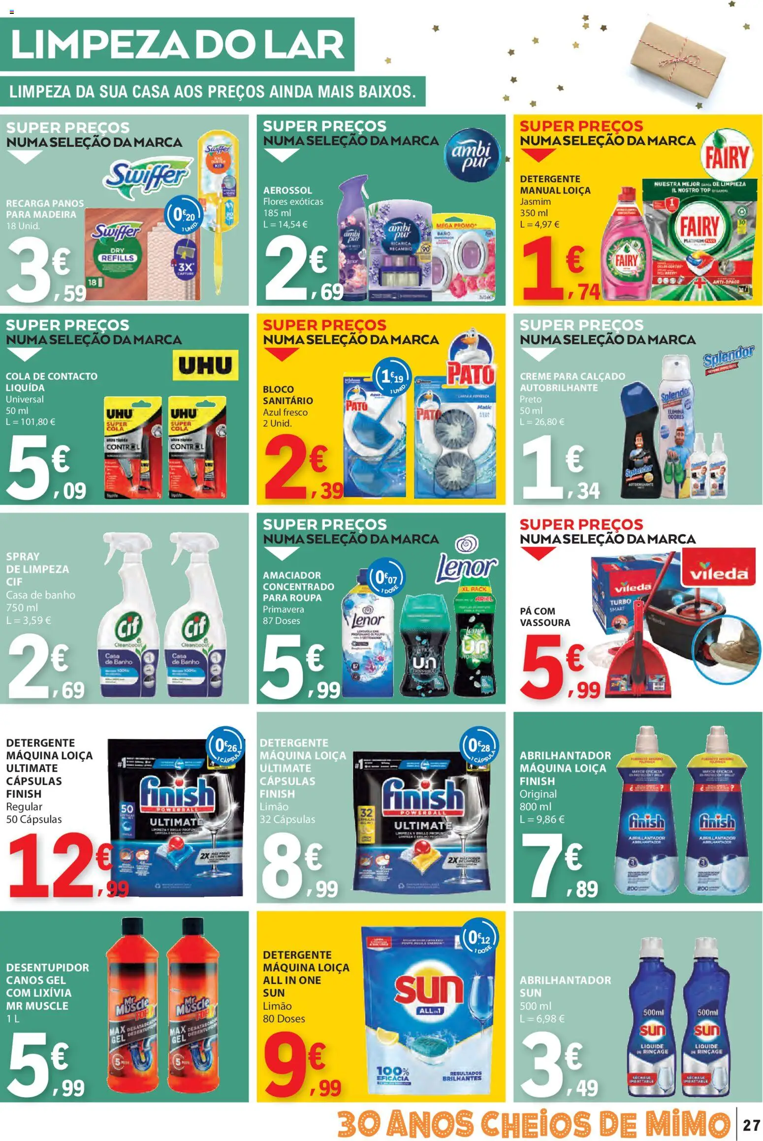 E.Leclerc folheto │ válido de 13.11.2025 | Página: 27 | Produtos: Flores, Detergente, Banho, Pá