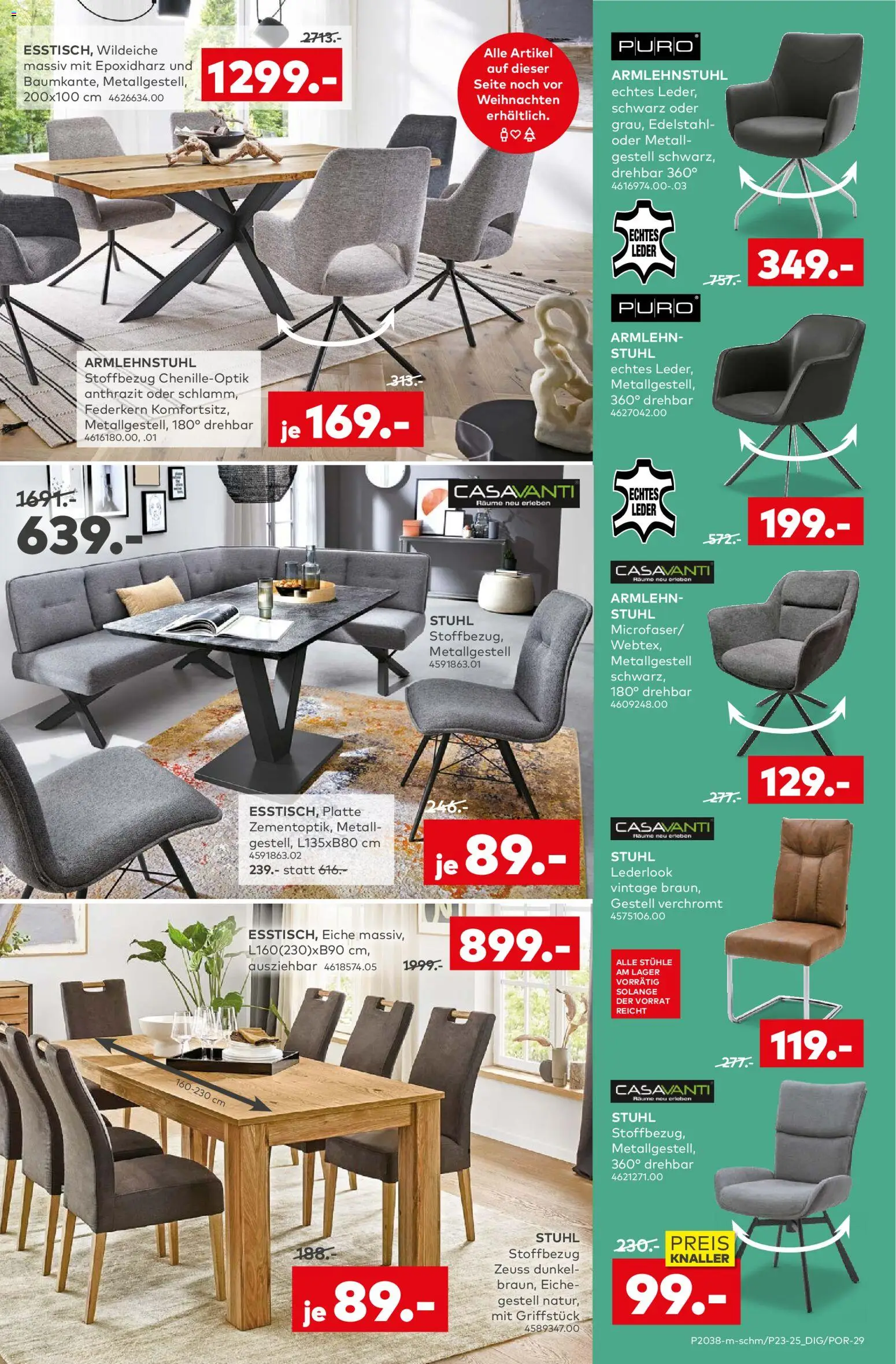 Porta! Prospekt 	 – gültig ab 01.12.2025 | Seite: 3 | Produkte: Stuhl