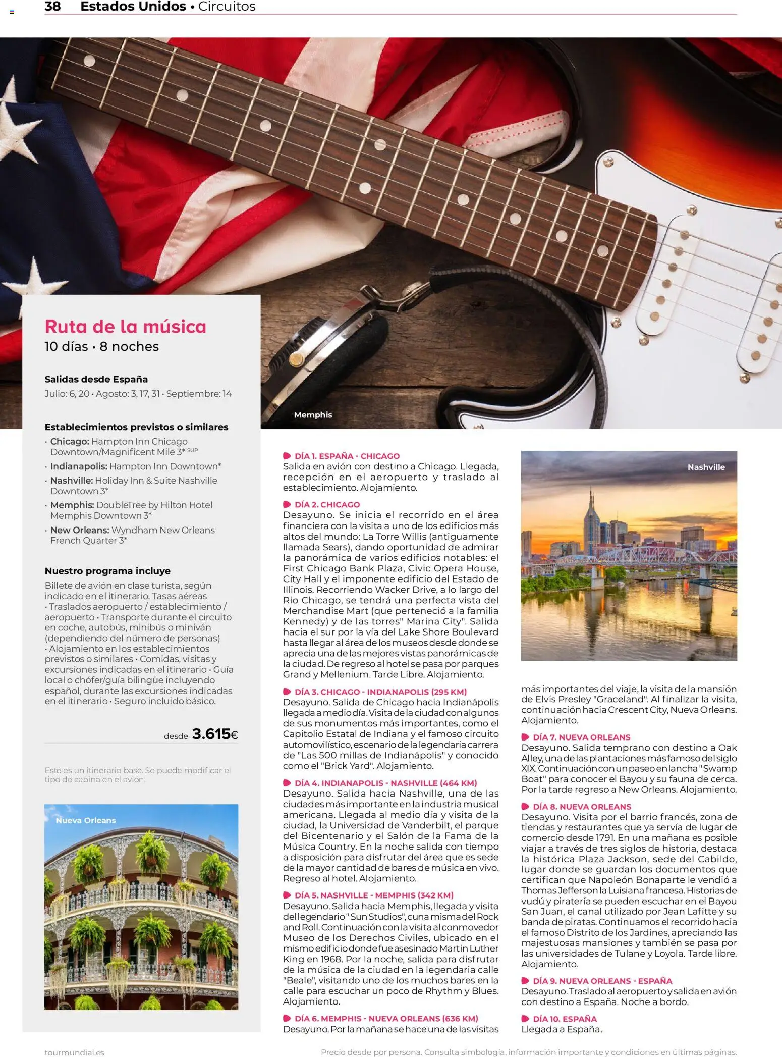 Viajes El Corte Inglés Norteamérica y Caribe │ válido desde el 01.01.2026 | Página: 38 | Productos: Cuna