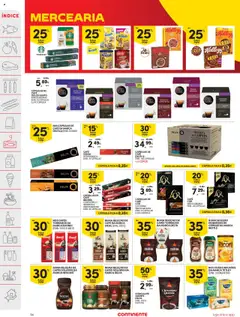 CAFÉ GINGA, INTENSIDADE 14 EMB.: 10 CÁPSULAS │ válido de 16.09.2025 | Página: 34 | Produtos: Delta q, Chocolate, Dolce gusto, Cereais