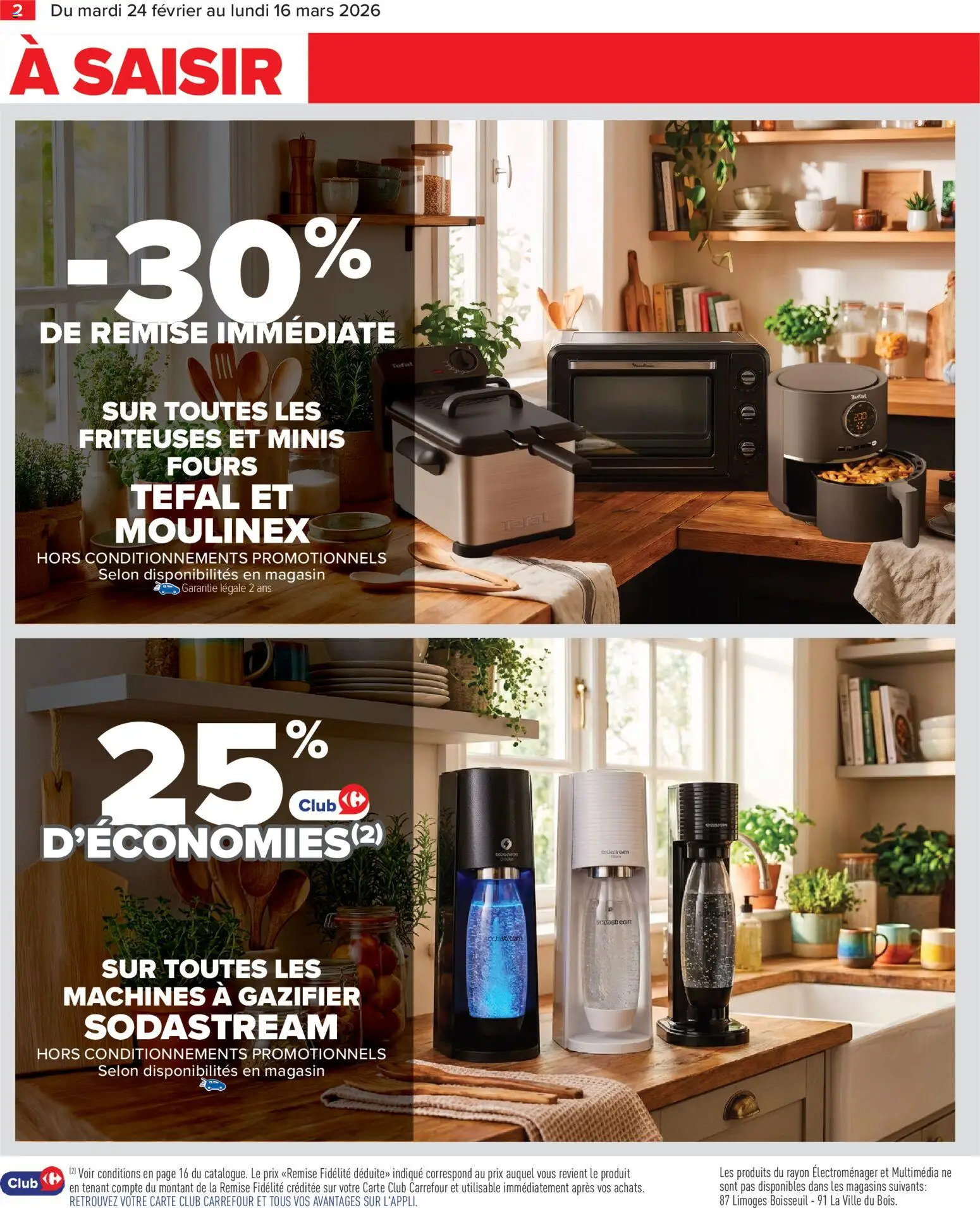 {H1} | Page: 2 | Produits: Sodastream, Tefal