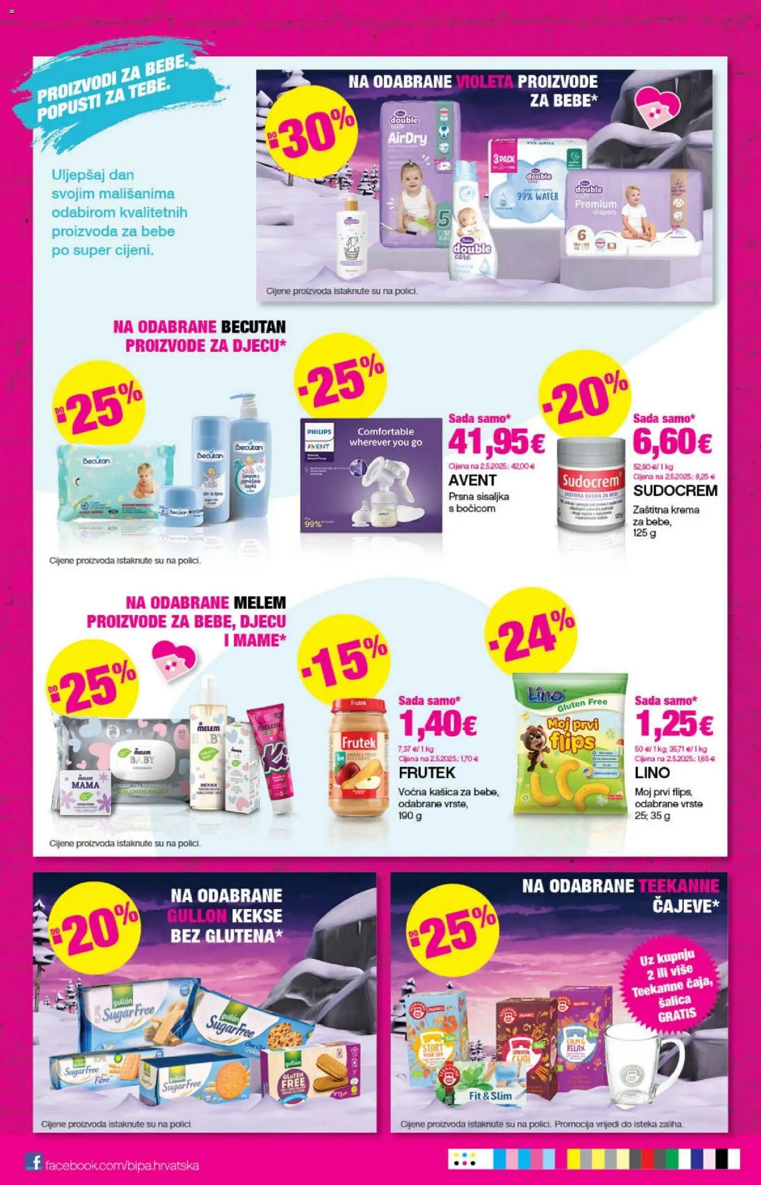 Bipa katalog | vrijedi od 11.12.2025 | Stranica: 29 | Proizvodi: Flips, Melem, Violeta, Šalica