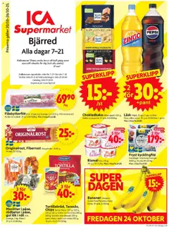 ICA Supermarket - Bjärred - Förhandsvisning av reklamblad från butik ICA Supermarket aktuell från 20.10.2025