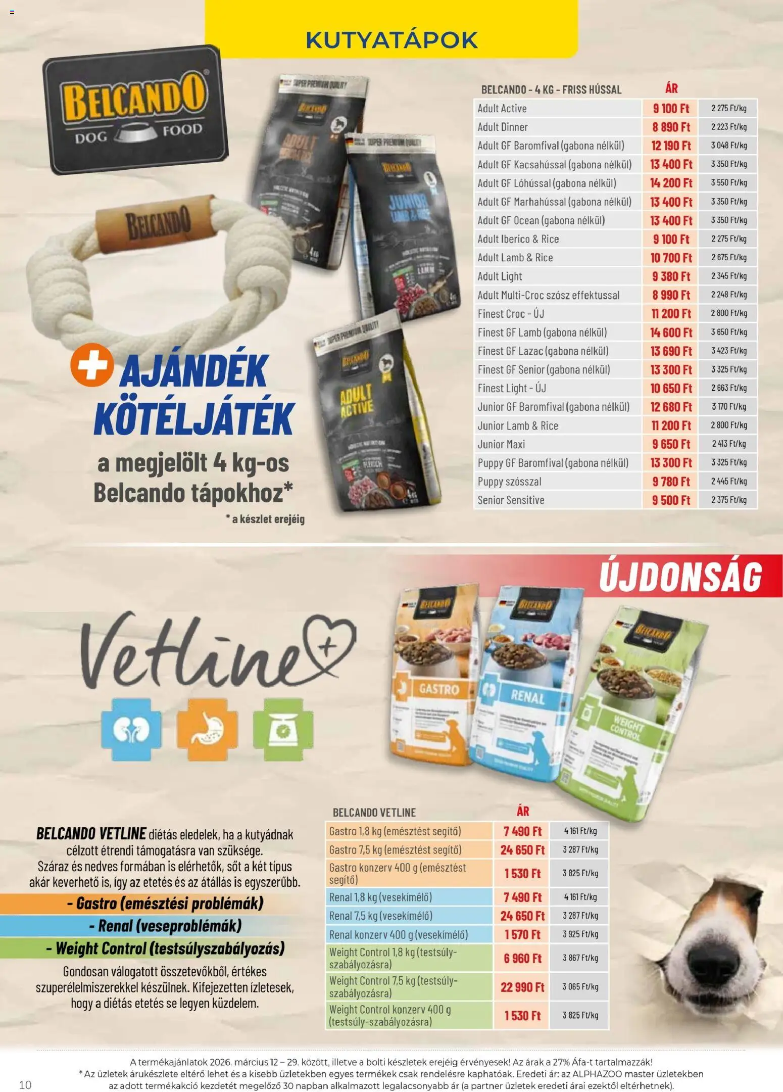 AlphaZoo akciós ujság - amely érvényes a következő dátumtól: 12.03.2026 | Oldal: 10 | Termékek: Lazac, Szósz