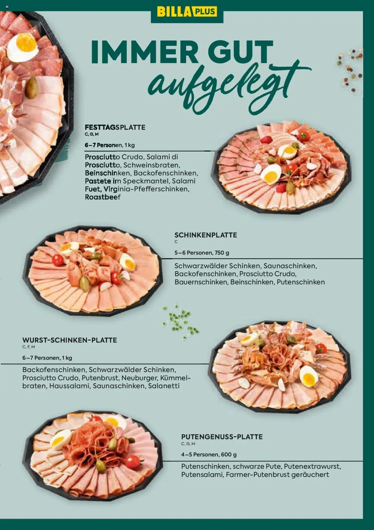 Billa Plus Vorbestellservice Folder gültig ab 25.09.2024 | Seite: 5 | Produkte: Salami