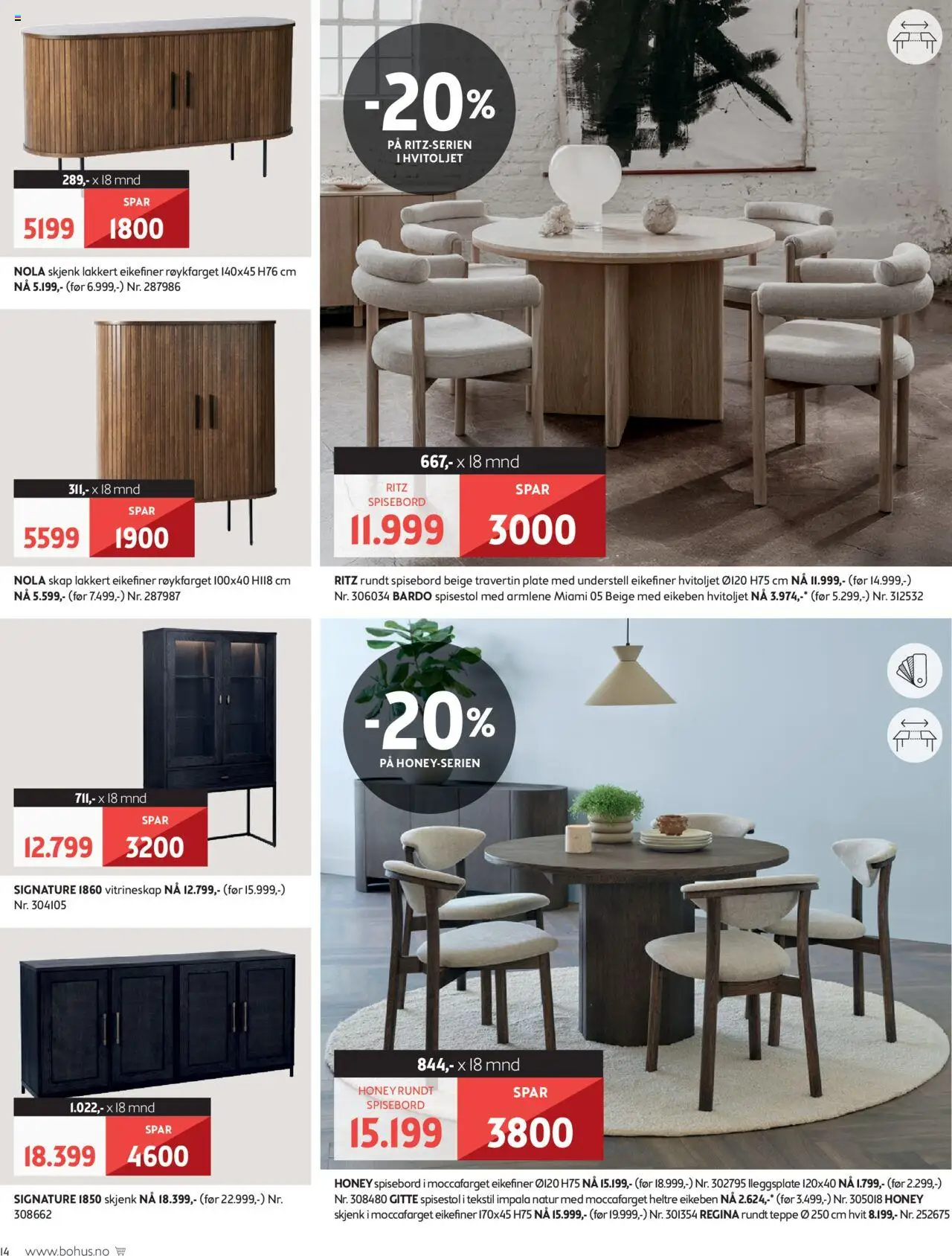  | Side: 14 | Produkter: Plate, Spisebord, Vitrineskap, Teppe