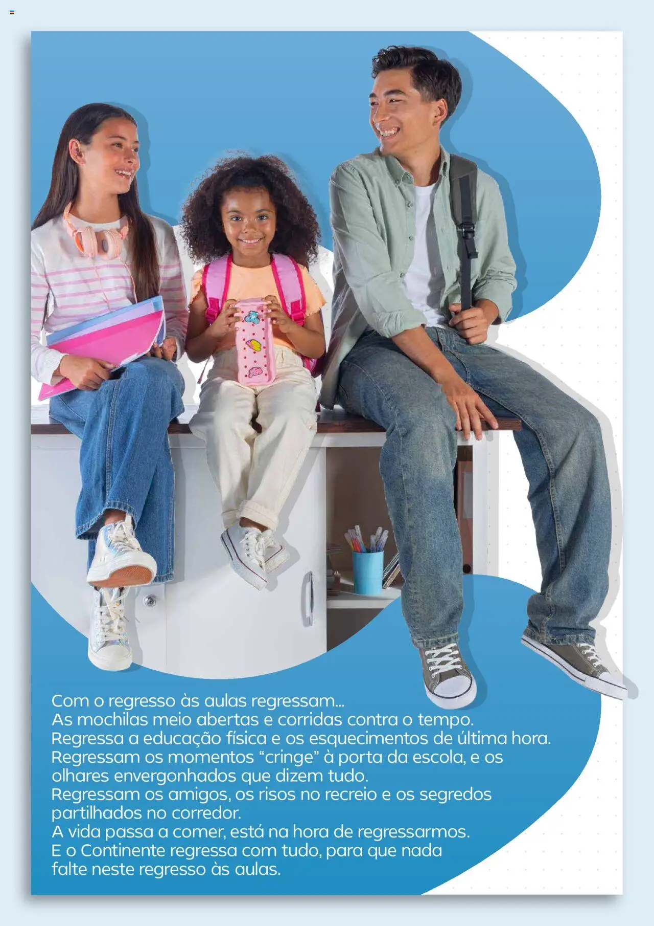 Continente - Regresso às Aulas: Regressamos com tudo │ válido de 12.08.2025 | Página: 2 | Produtos: Porta, Mochilas