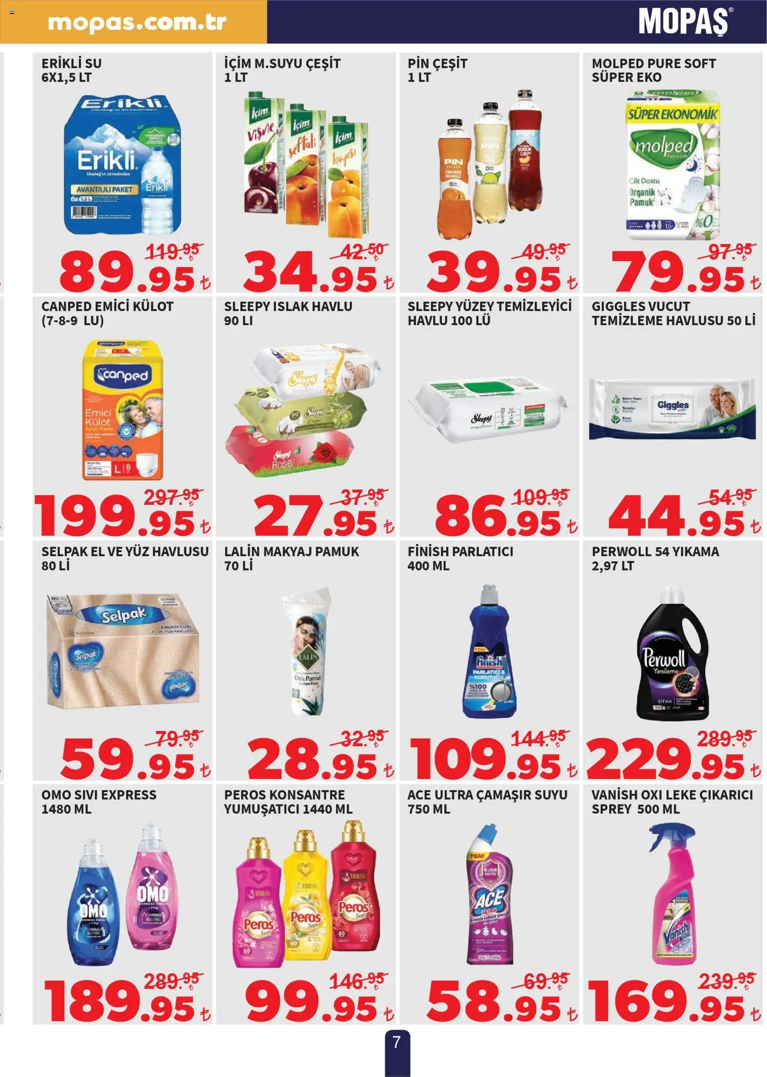 Mopaş Katalog - 20.01.2026 tarihinden itibaren geçerlidir | Sayfa: 7 | Ürünler: Makyaj, Mango, Kurutucu, Yüz havlusu