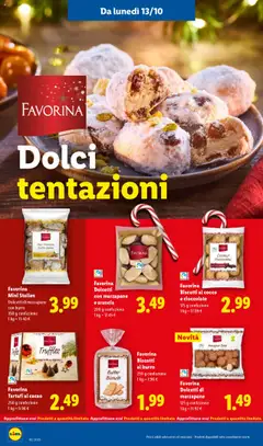 Anteprima del volantino Favorina Biscotti al cocco e cioccolato, 175 g confezione valido a partire dal 13.10.2025 | Pagina: 30