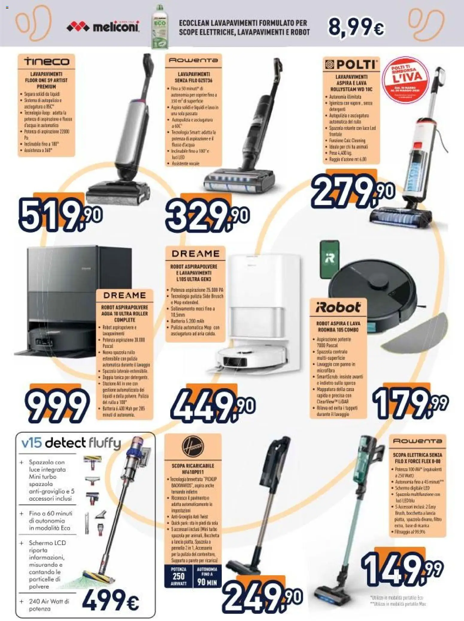 Volantino Unieuro del 17.04.2026 | Pagina: 26 | Prodotti: Spazzola, Schermo, Noci, Aspirapolvere