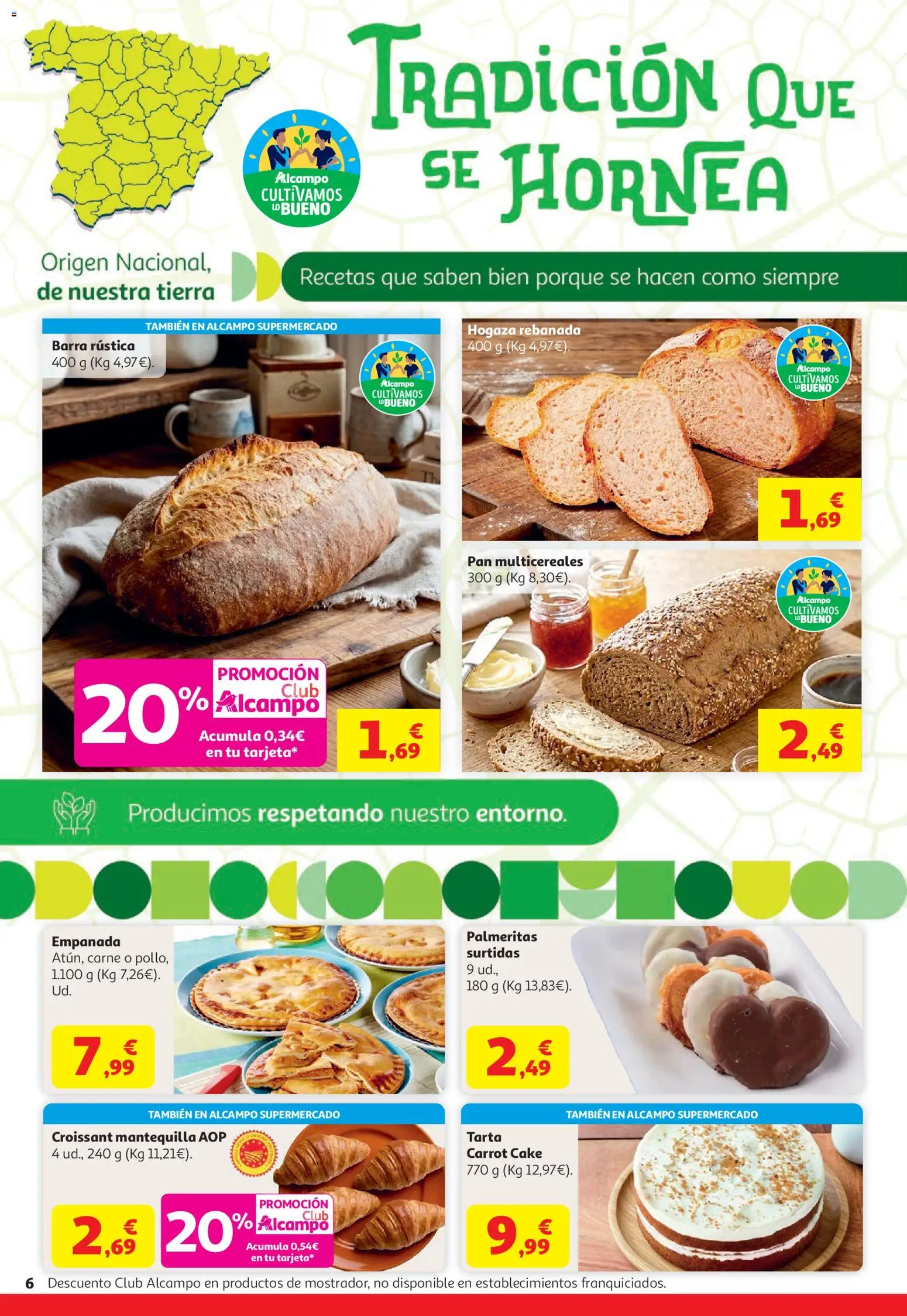 Alcampo HP Unico │ válido desde el 21.04.2026 | Página: 6 | Productos: Pan, Croissant, Συσκευή ροής