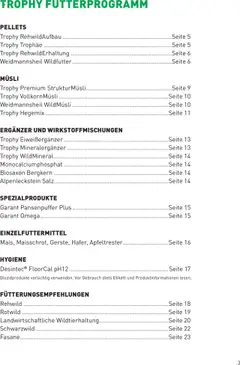 Lagerhaus TROPHY  WILDFUTTER gültig ab 25.07.2025 | Seite: 3