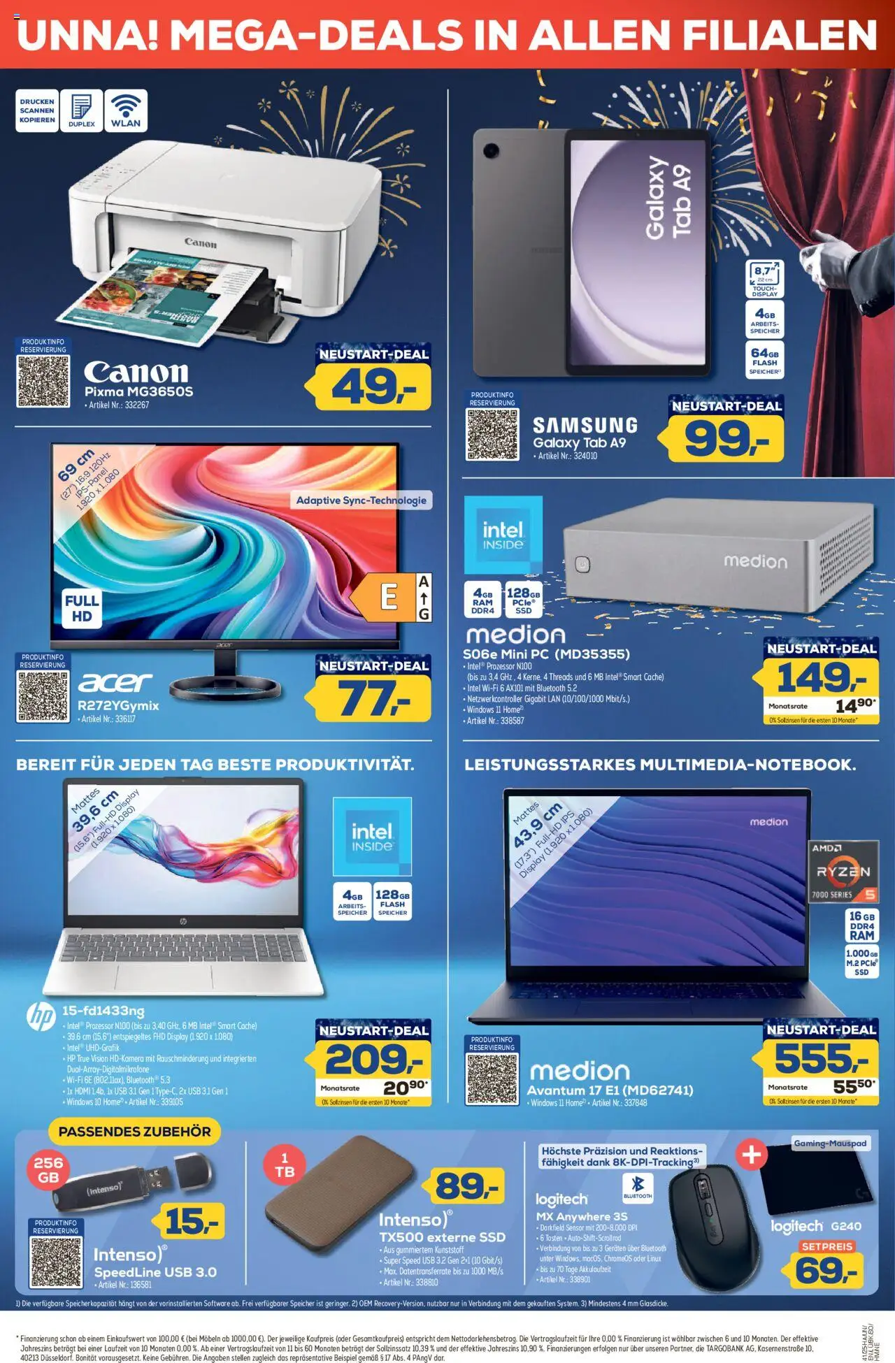 Euronics  Neustart  Angebote – gültig ab 02.10.2025 | Seite: 7 | Produkte: HP, USB, Samsung, Mini pc