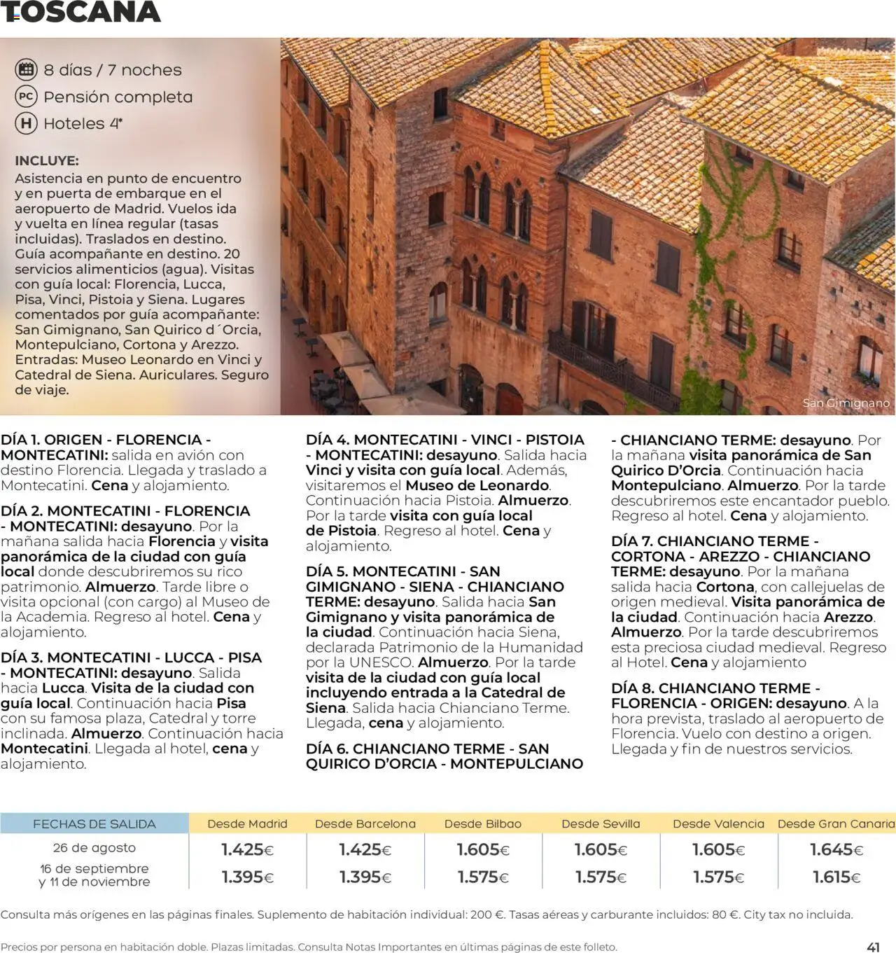 Viajes El Corte Inglés folleto │ válido desde el 01.04.2025 | Página: 41