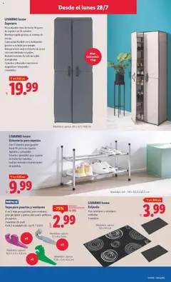 Lidl catálogo de bazar BCN │ válido desde el 28.07.2025 | Página: 11 | Productos: Estantería para zapatos, Zapatero, Peso, Felpudo