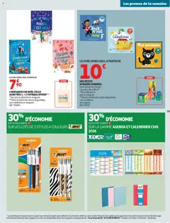 Auchan - Prévisualisation de Auchan prospectus valide à partir de 07.10.2025 | Page: 55 | Produits: Bureau, Calendrier, Livre, Bretzels