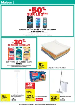 Carrefour - Prévisualisation de Carrefour catalogue semaine 8 valide à partir de 17.02.2026 | Page: 72 | Produits: Poubelle, Balai, Sacs poubelle, Gants