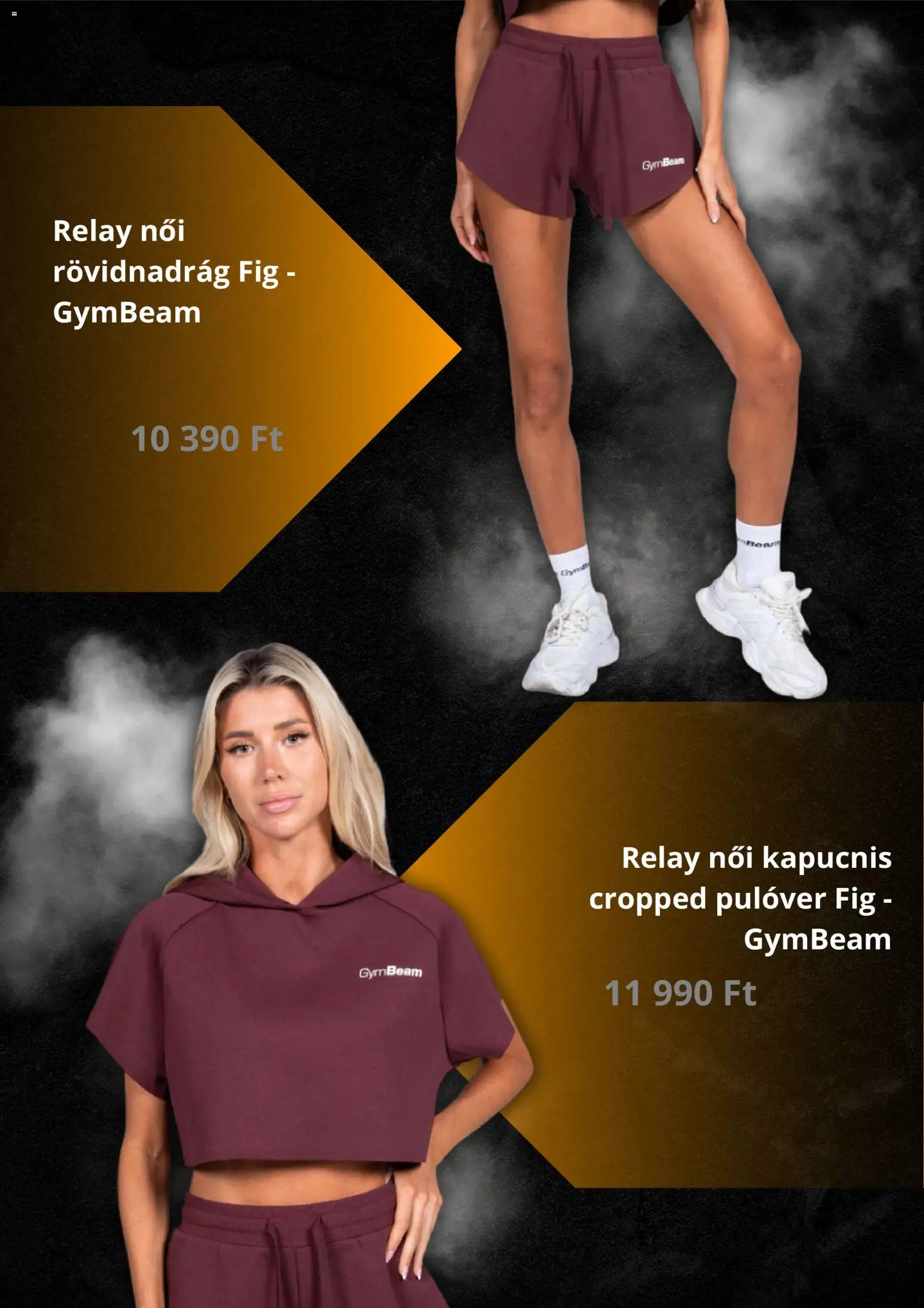 GymBeam akciós ujság - amely érvényes a következő dátumtól: 19.02.2026 | Oldal: 3 | Termékek: Pulóver, Rövidnadrág
