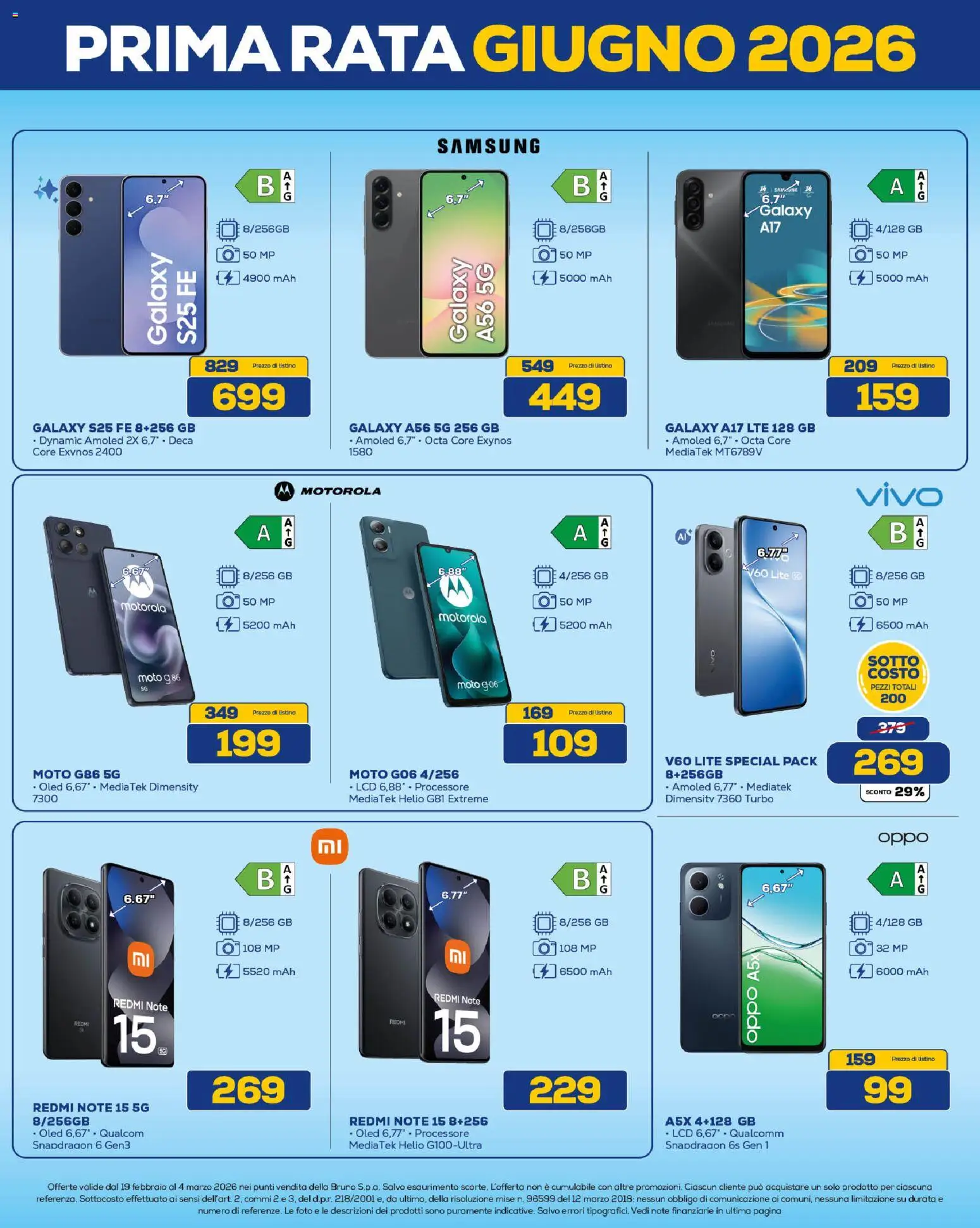 Volantino Euronics del 19.02.2026 | Pagina: 4 | Prodotti: Samsung